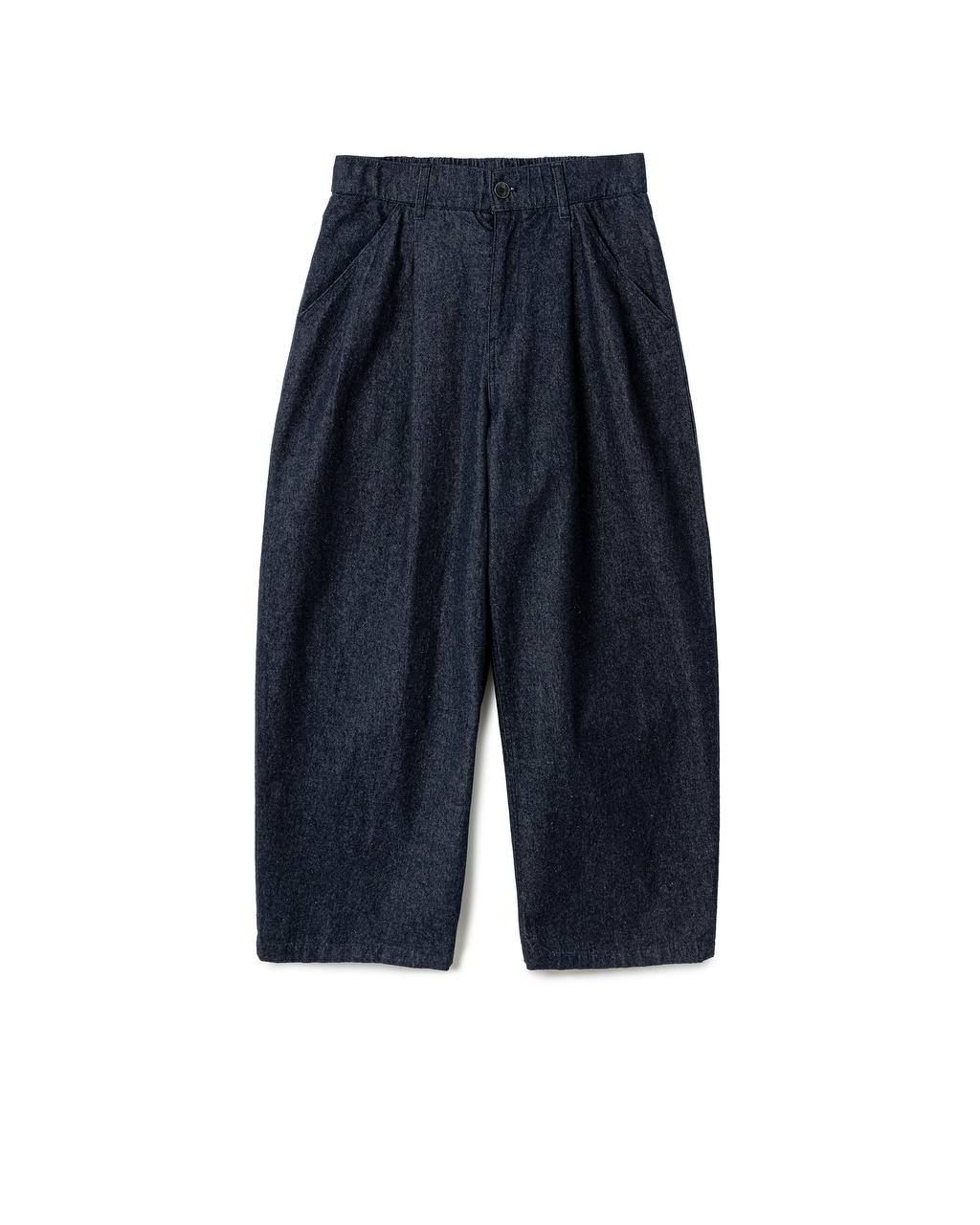 Textured Wide-Leg Trousers