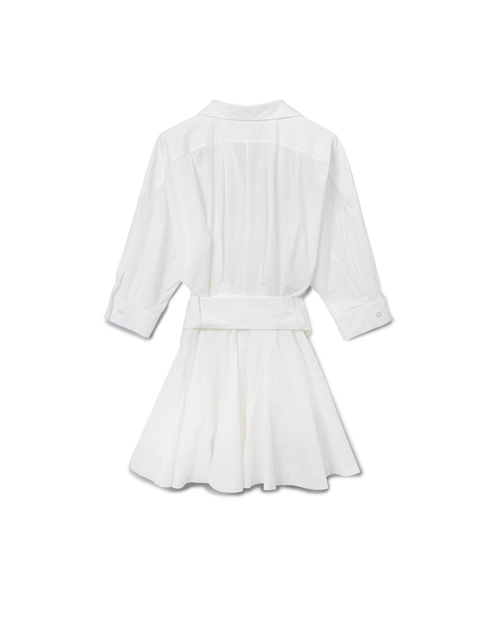 Elegant Bow Shirt Dress