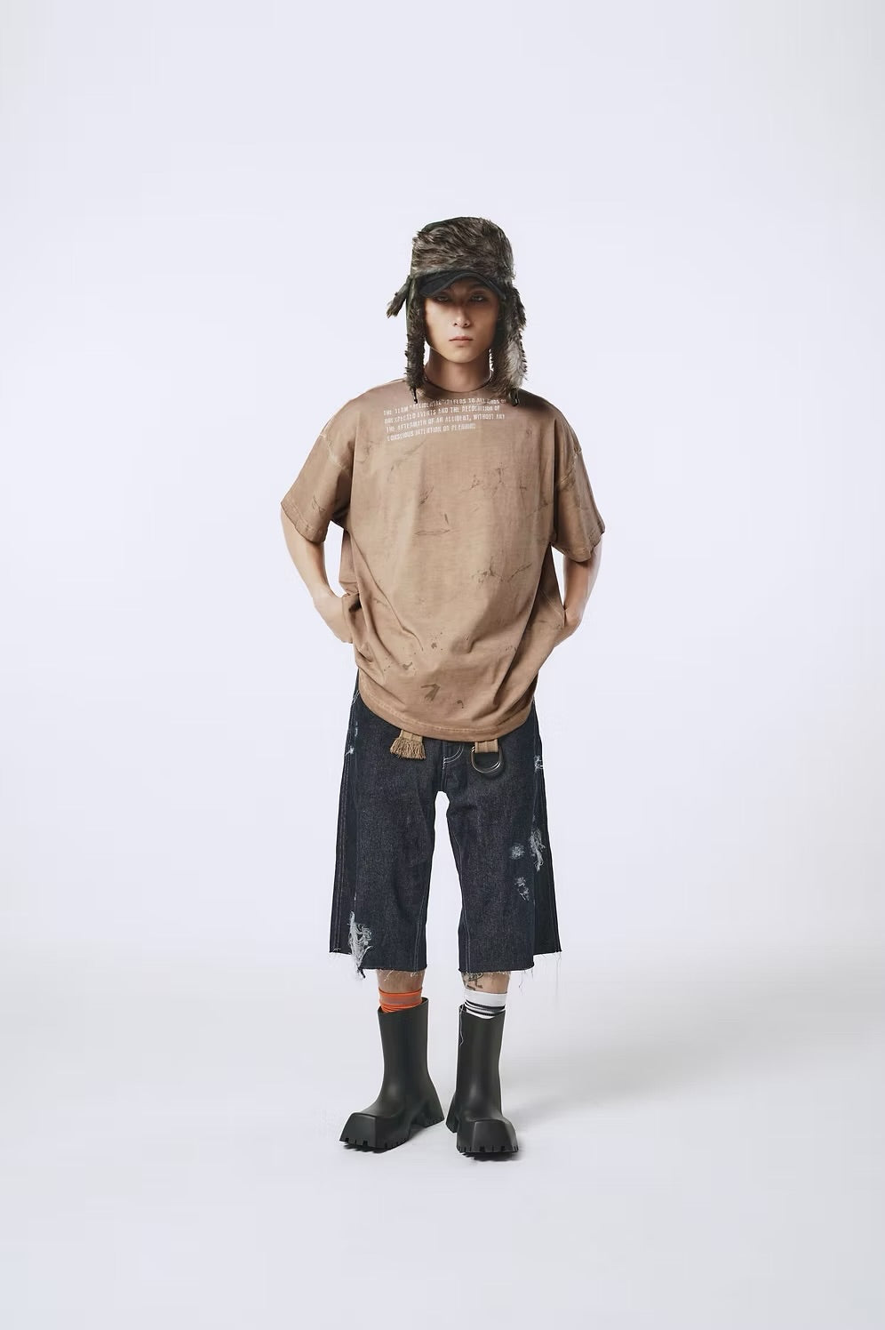 DOUBLE BACK DIRT T-Shirt Oversize