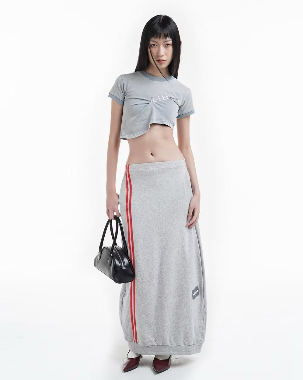 DOUBLE BACK ESSENTIAL SERIES | DBB Pin Up Crop Top