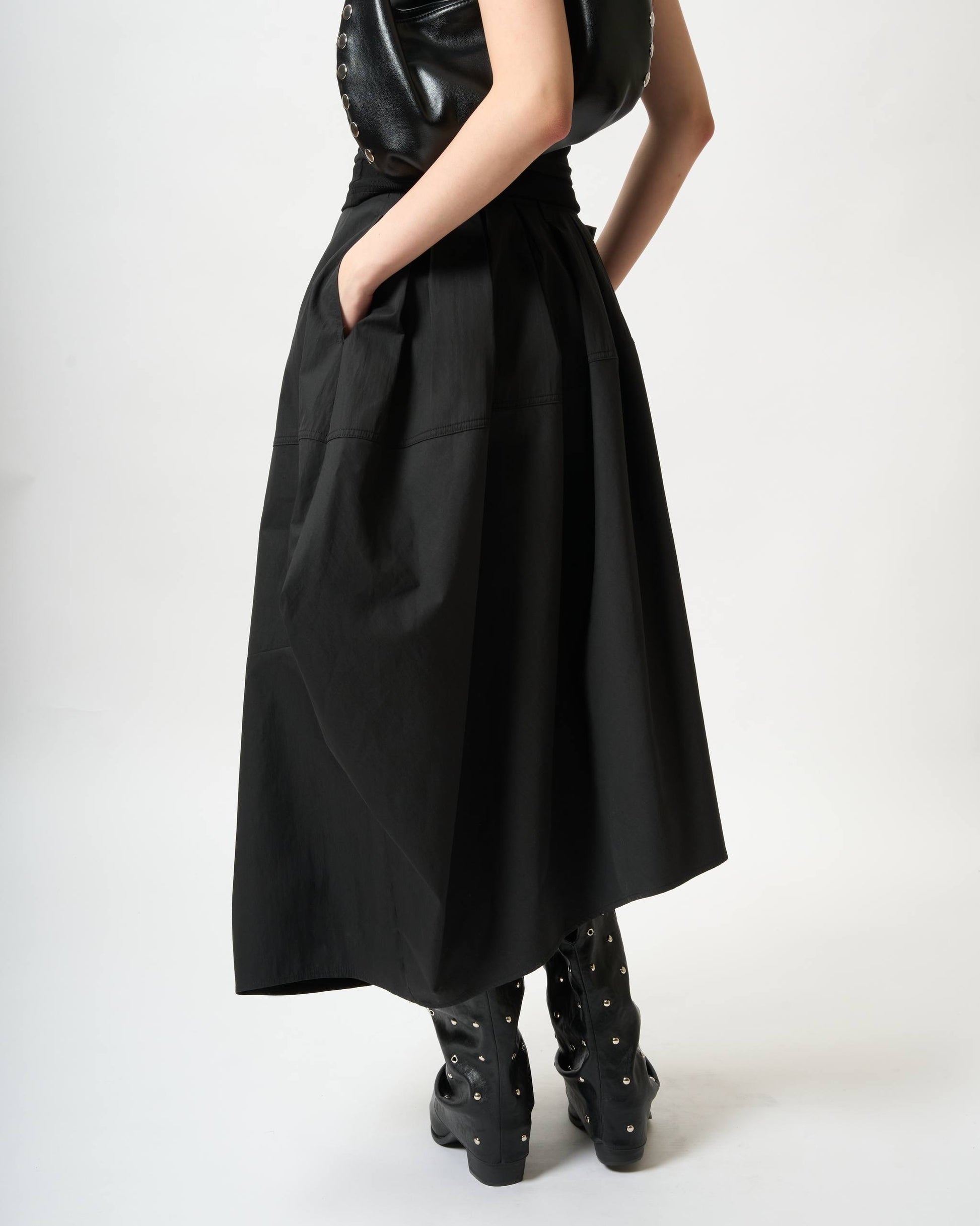 Deconstructed Panel Balloon Skirt