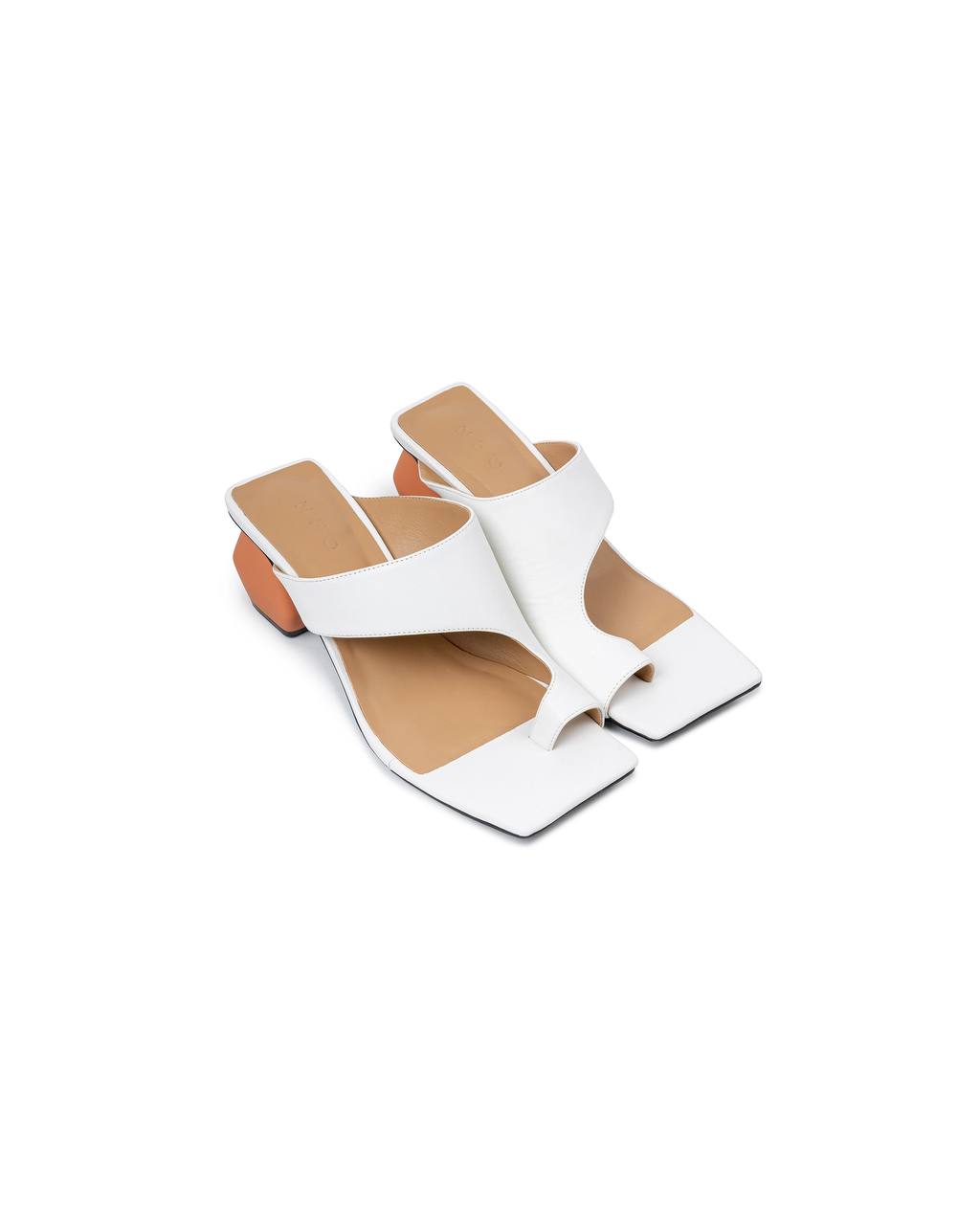 Square Toe Cut-Out Heels