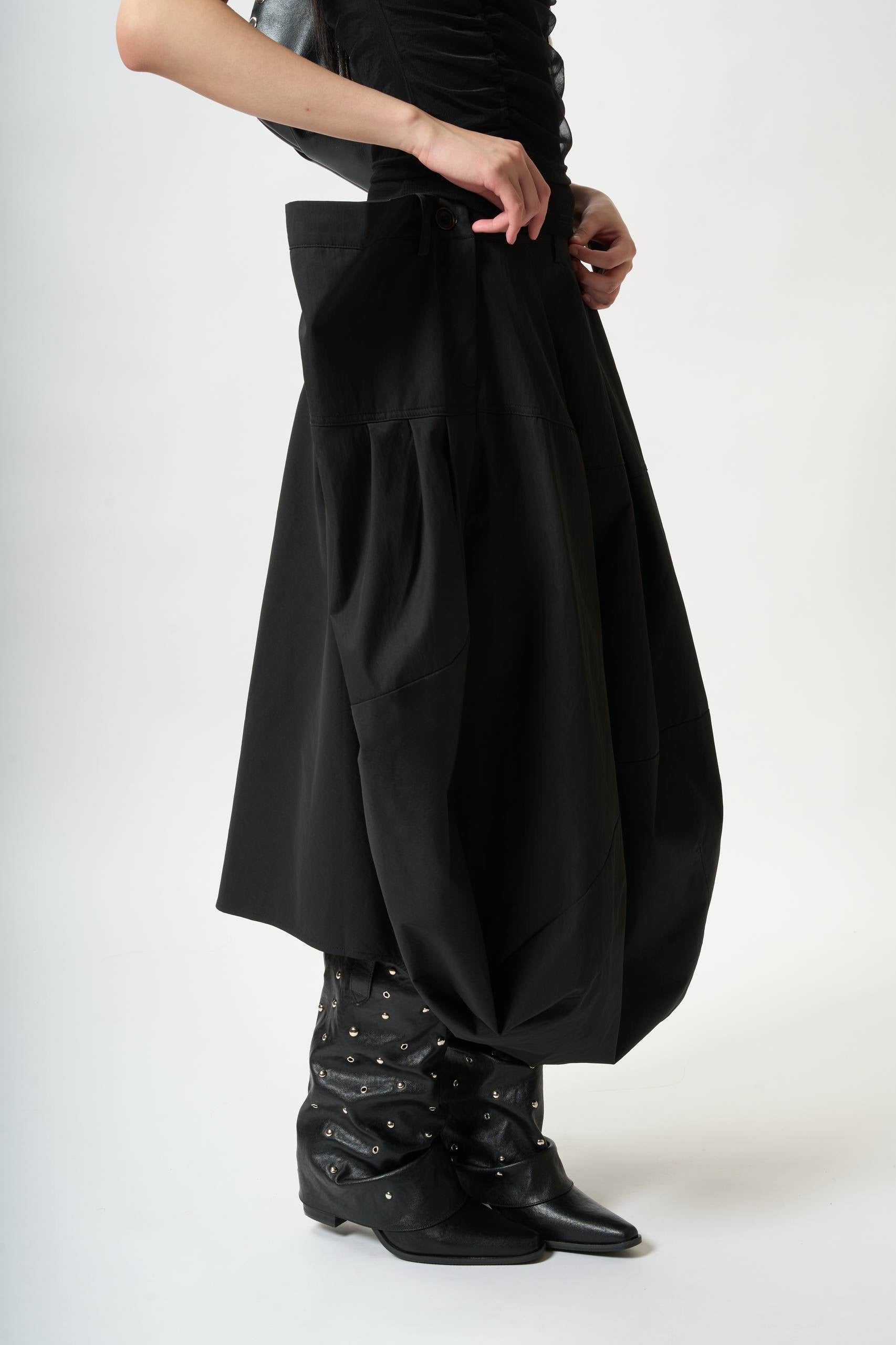 Deconstructed Panel Balloon Skirt