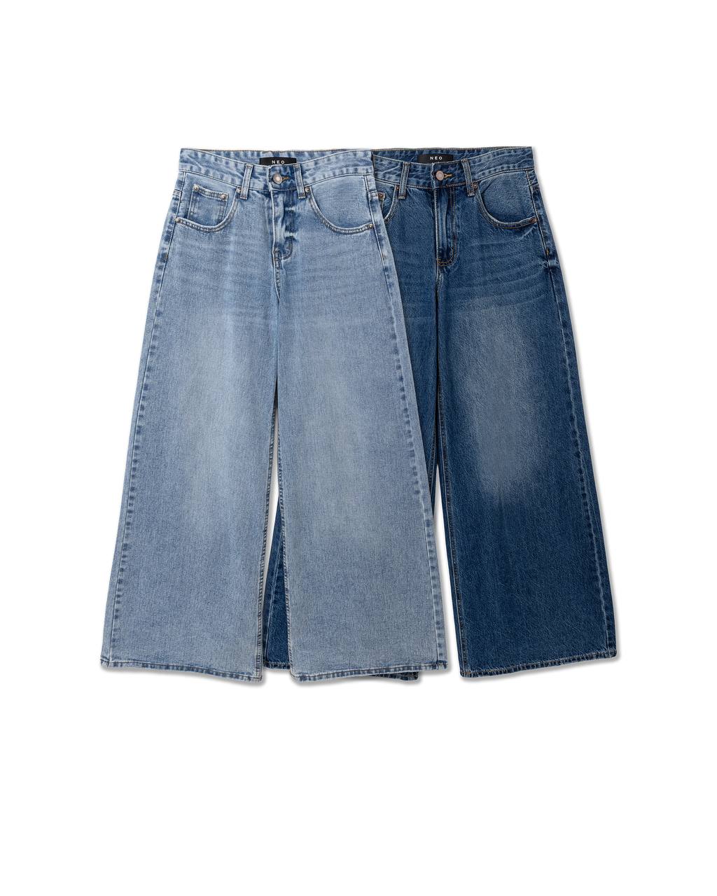 Clean Cut Straight Denim Jeans