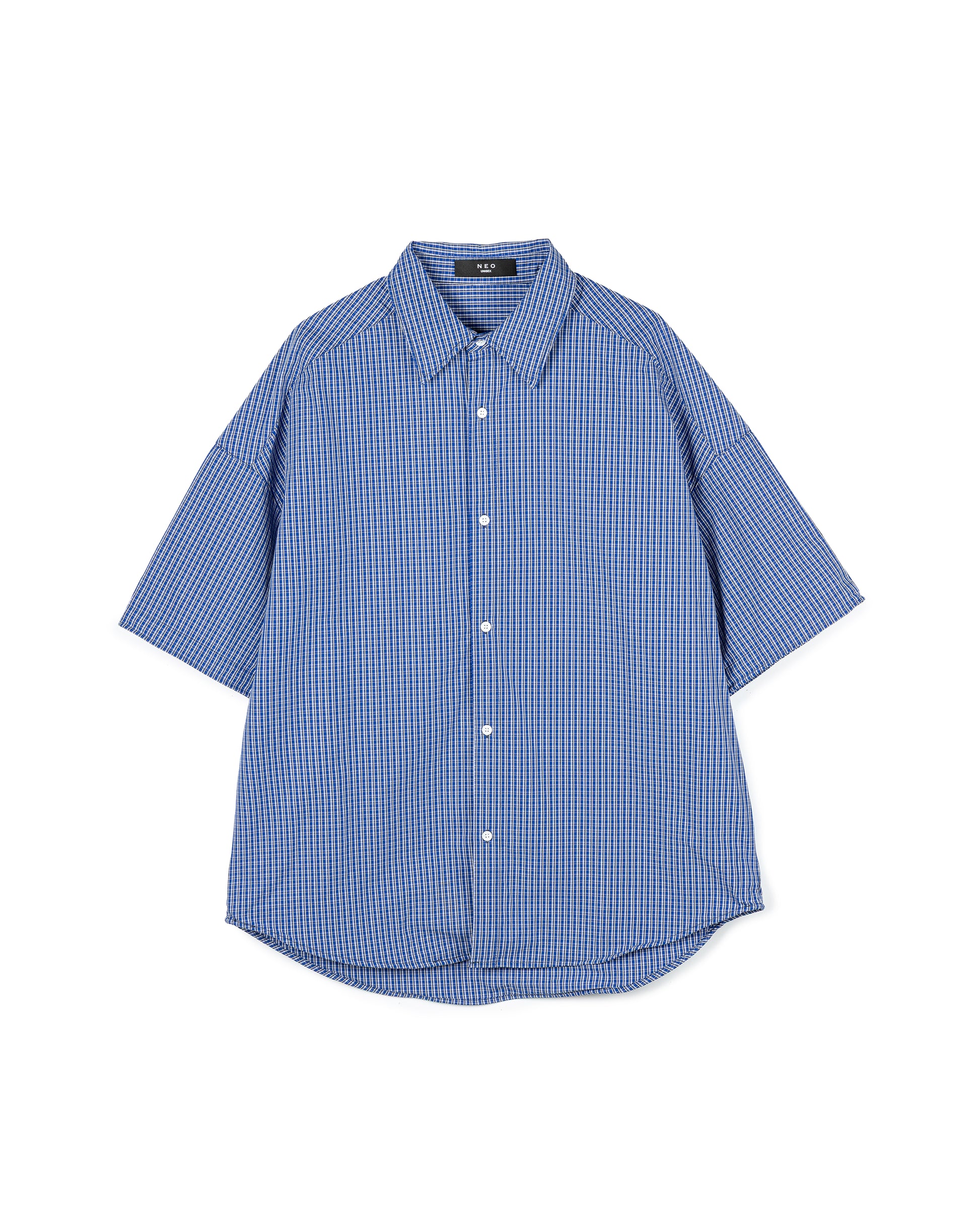 Relaxed Check Short-Sleeved Shirt