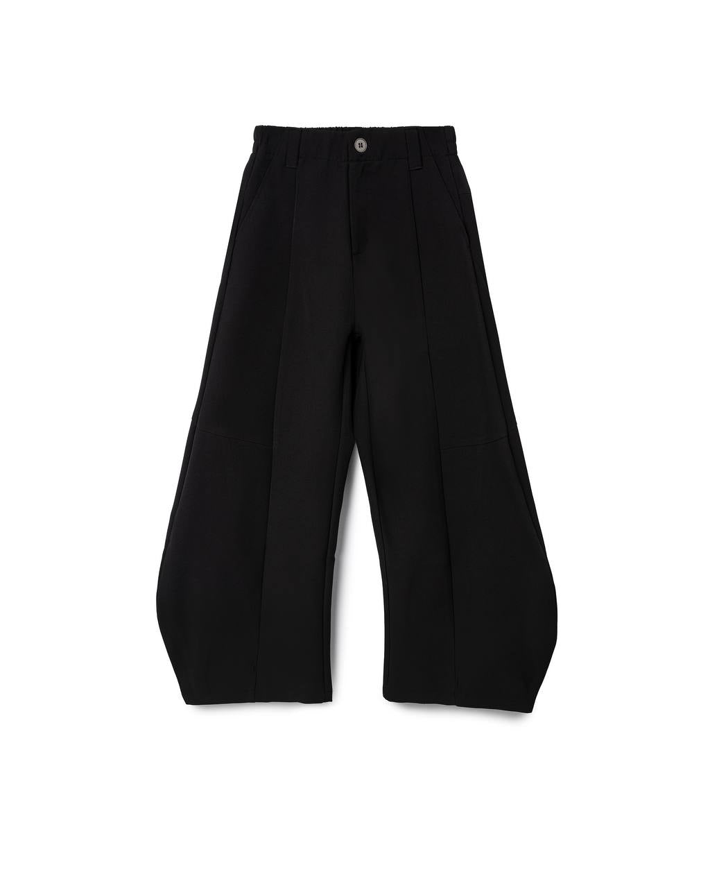 Unisex Structured Barrel Pants