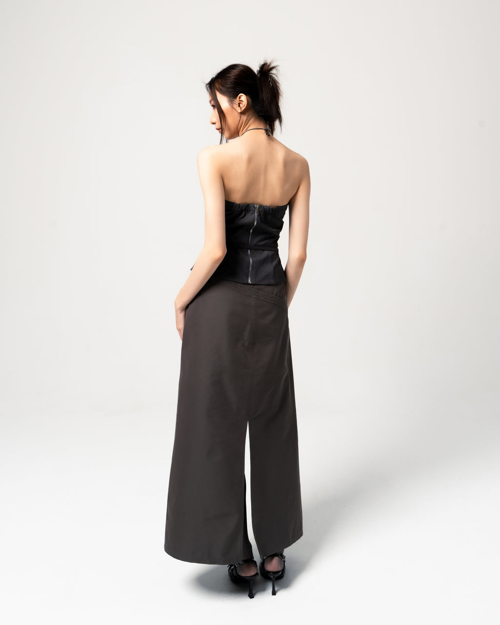 N E O CH.1 Folded Corset Top