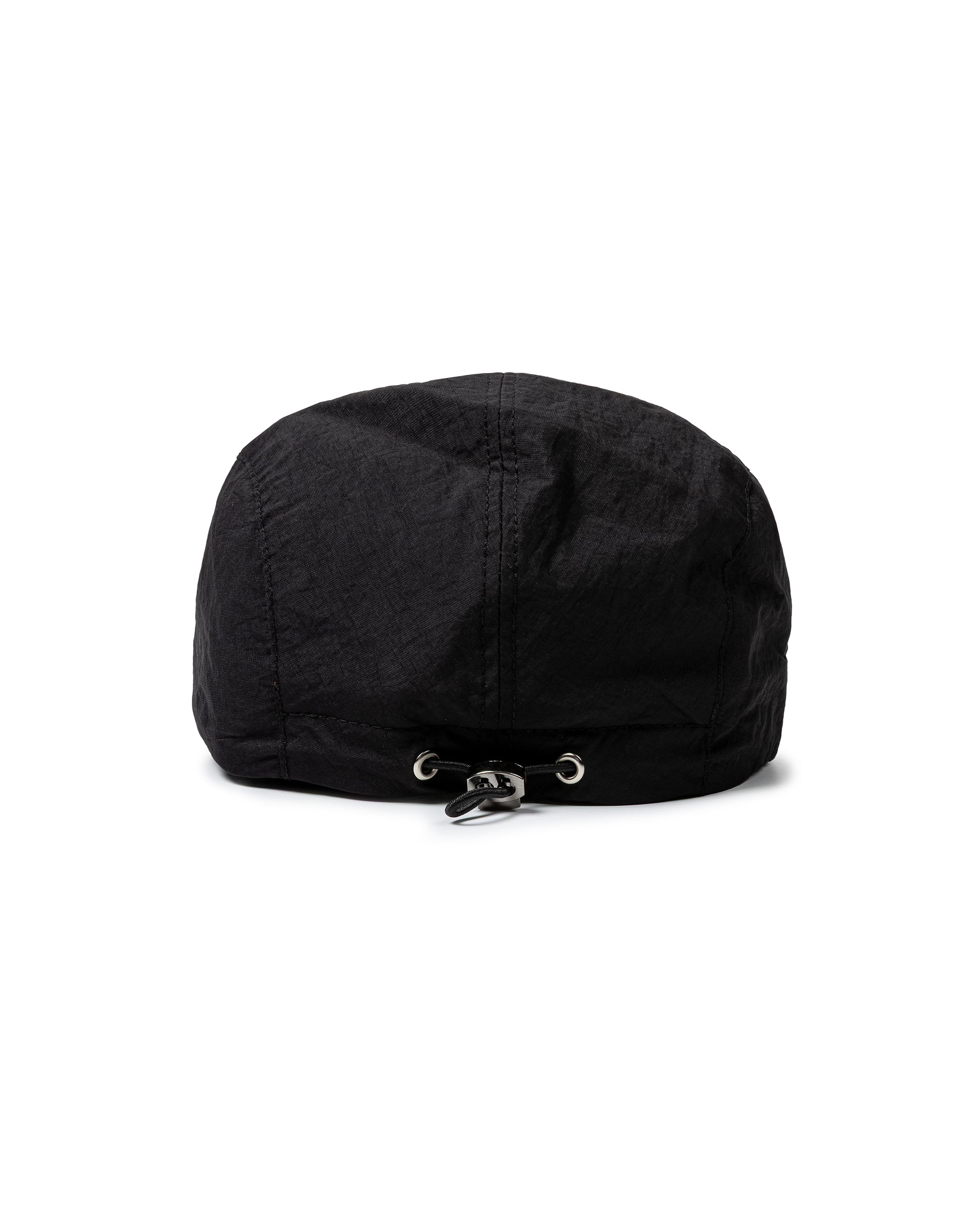 Textured Nylon Flat Cap