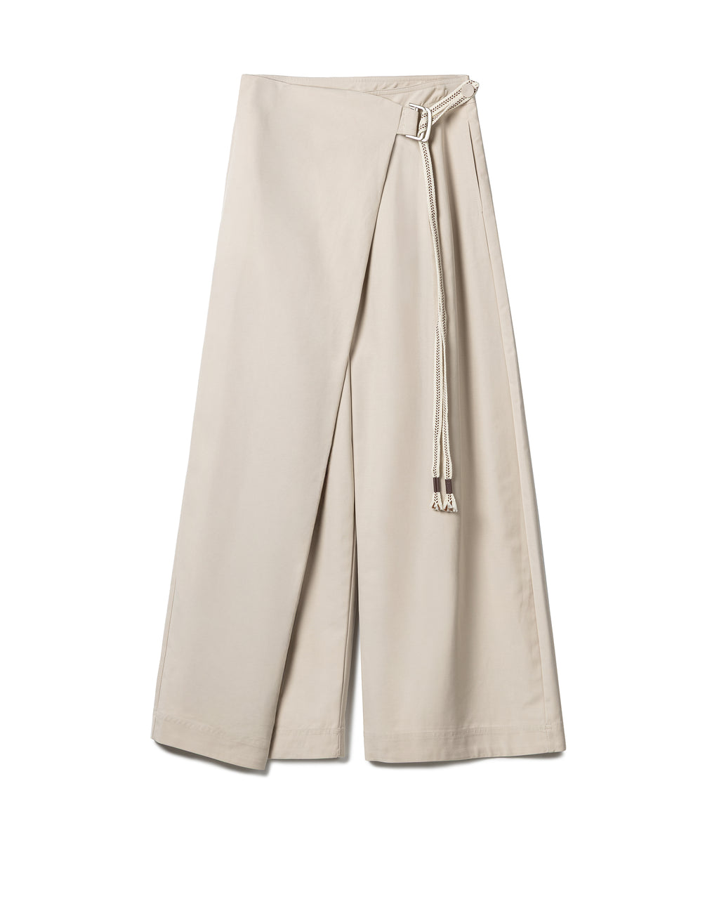 Tailored D-Ring Panel-Wrap Pants