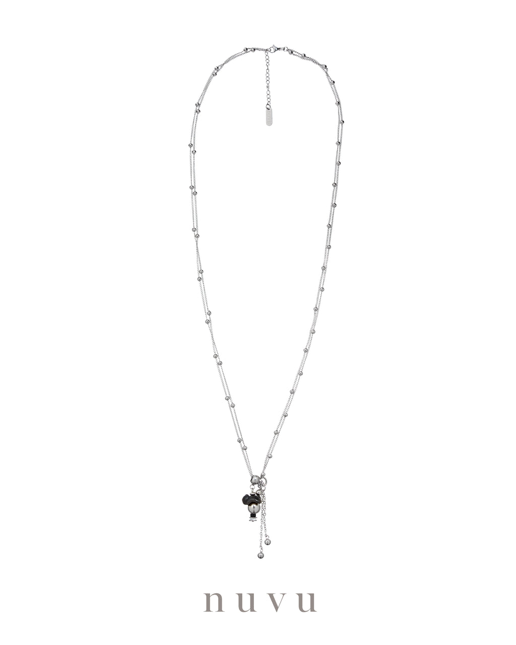 NUVU Silver Light Guardian Collection Necklace
72+5CM