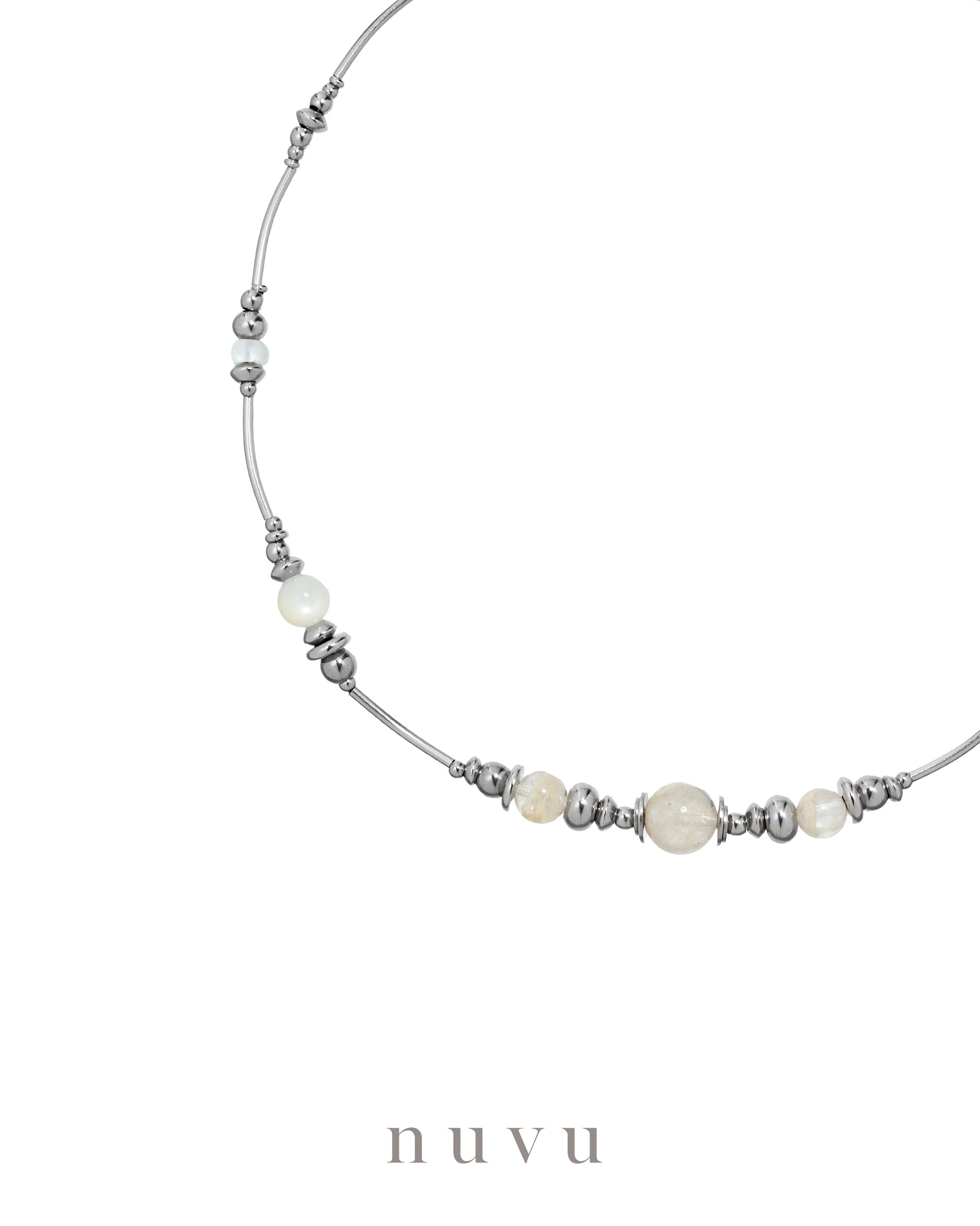 NUVU Whispering Snow Necklace