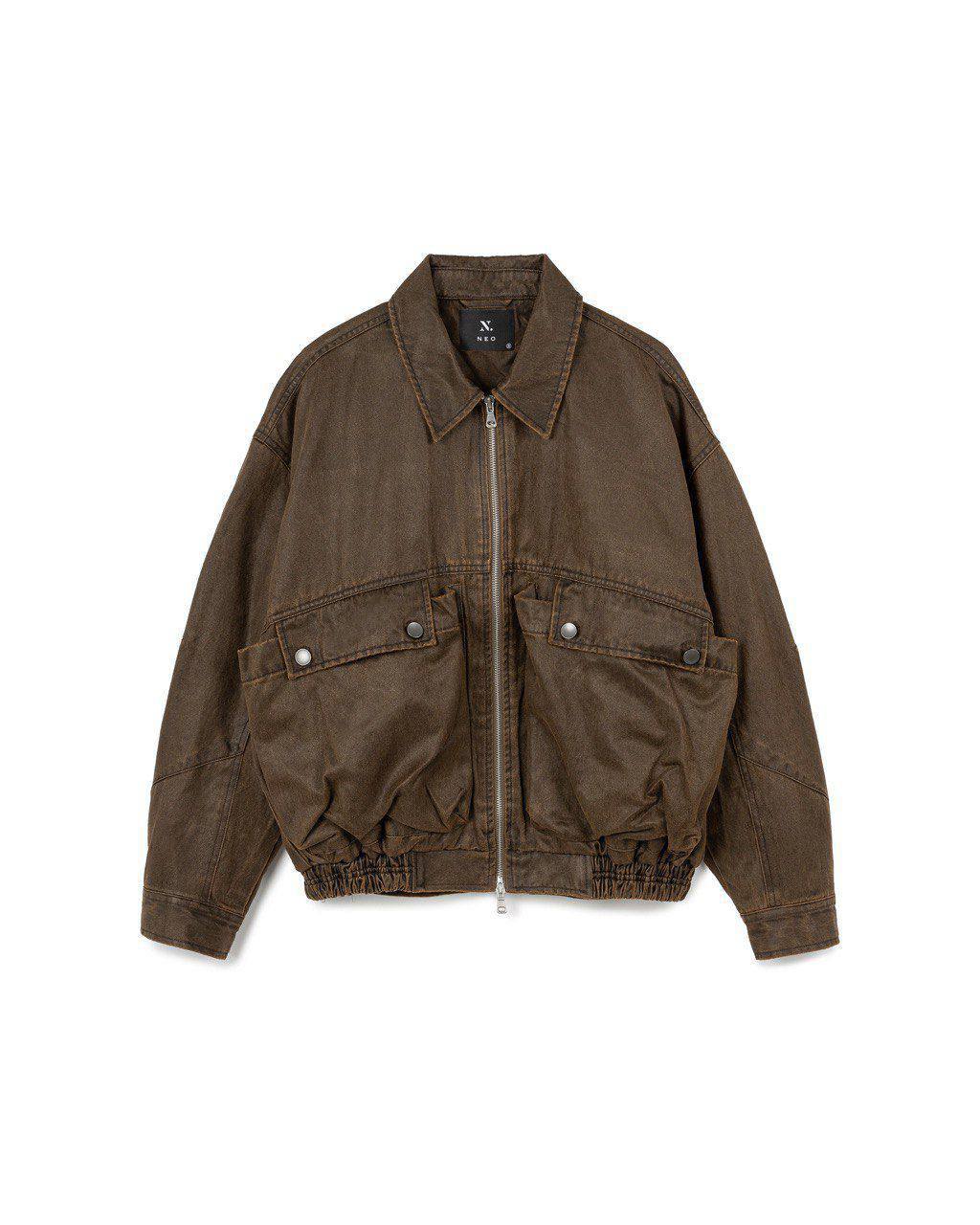 Vintage Utility Cinched Jacket
