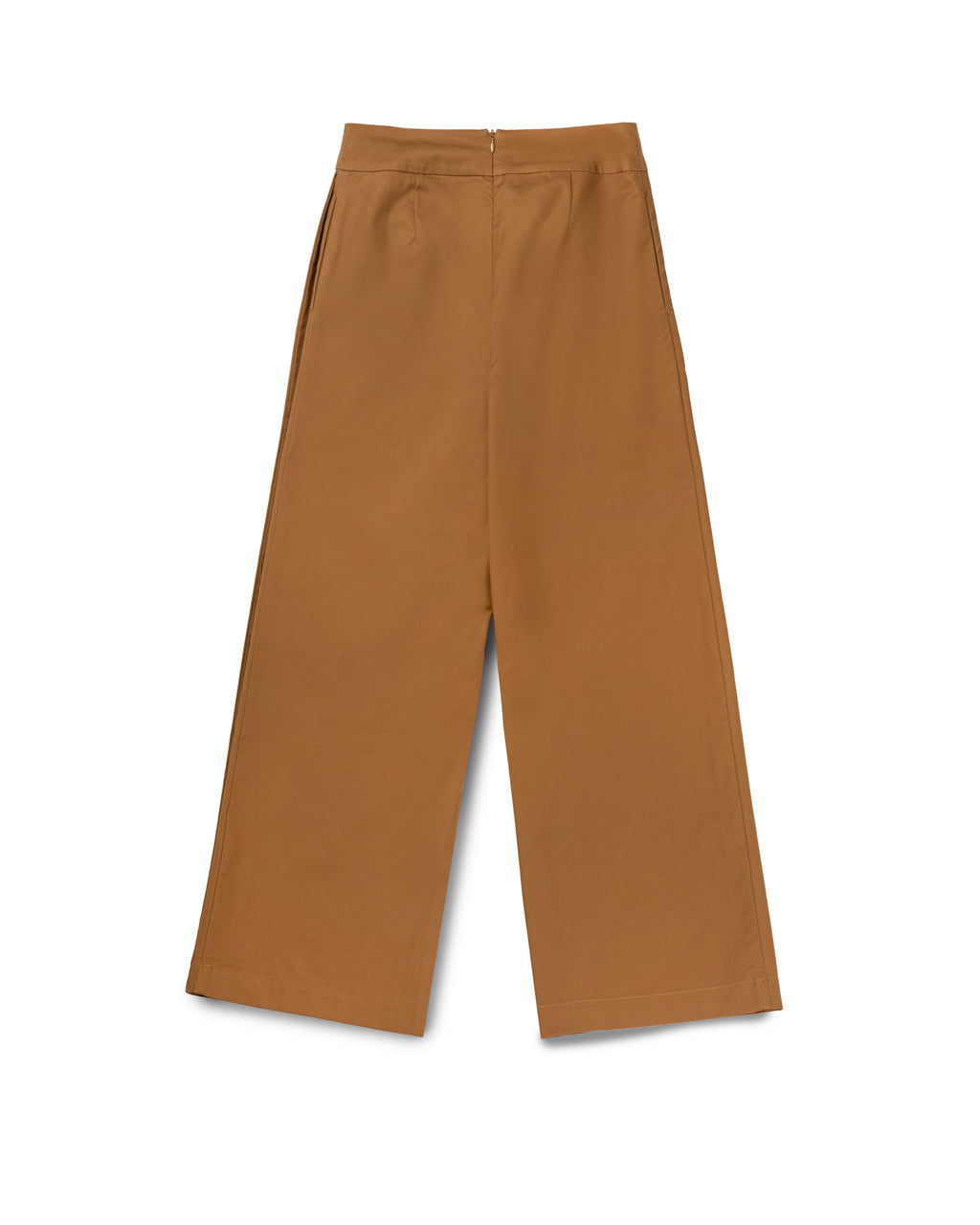 Asymmetrical Pleated Pants