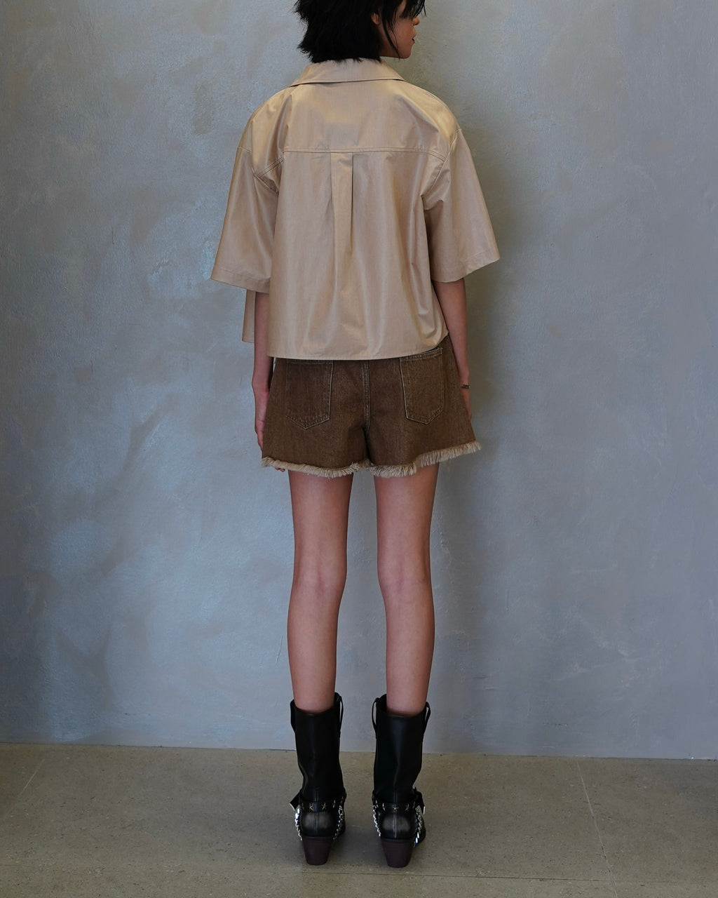 Desert Frayed Denim Shorts