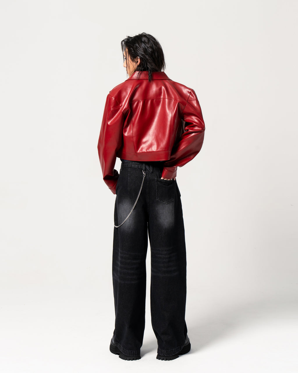 N E O CH.1 Leather Jacket