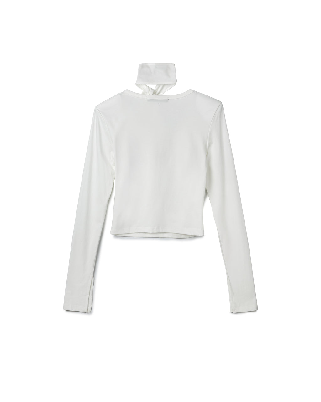Sculptural Ruched V-Neck Top