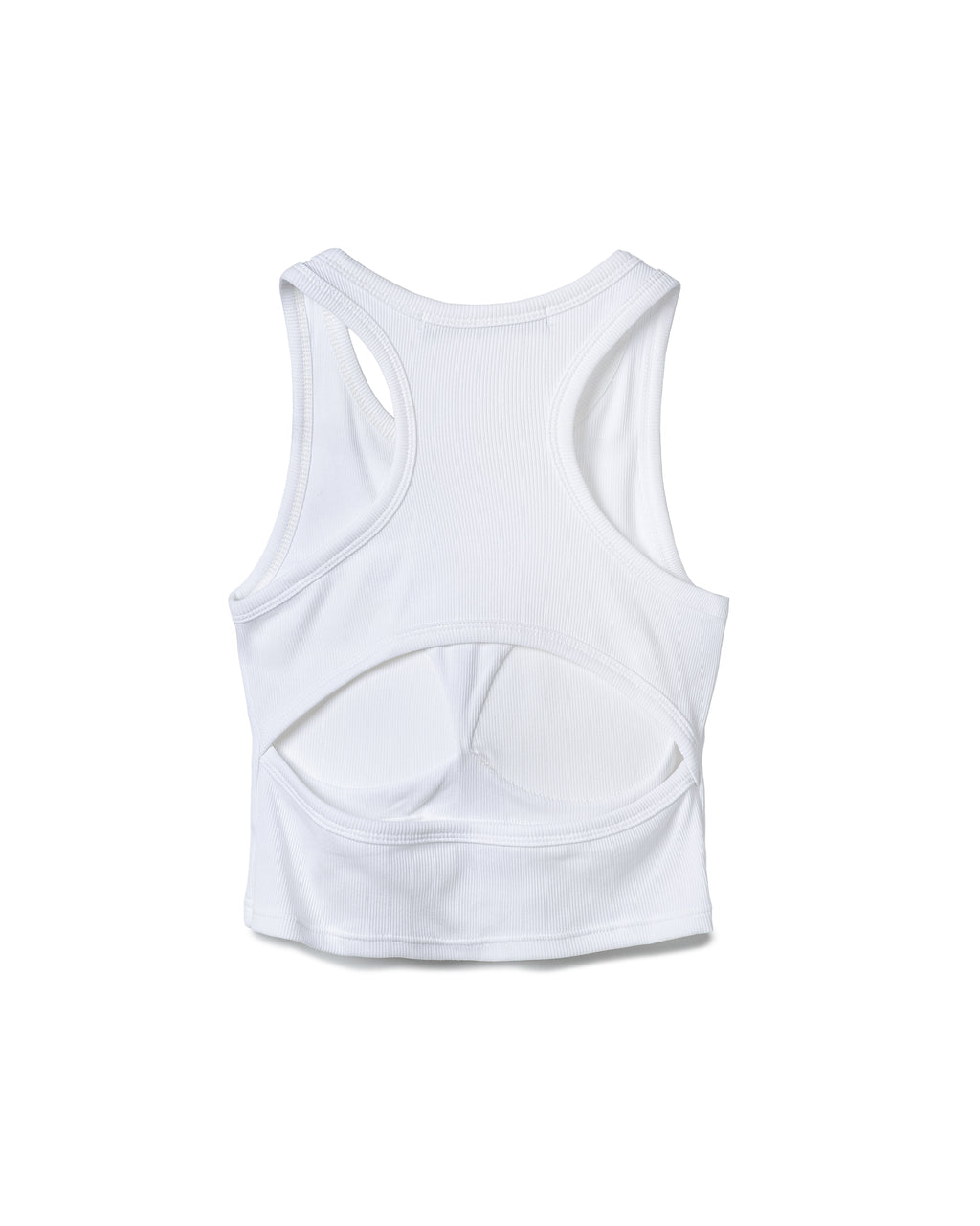 Cut-Out Ribbed Racerback Tank Top