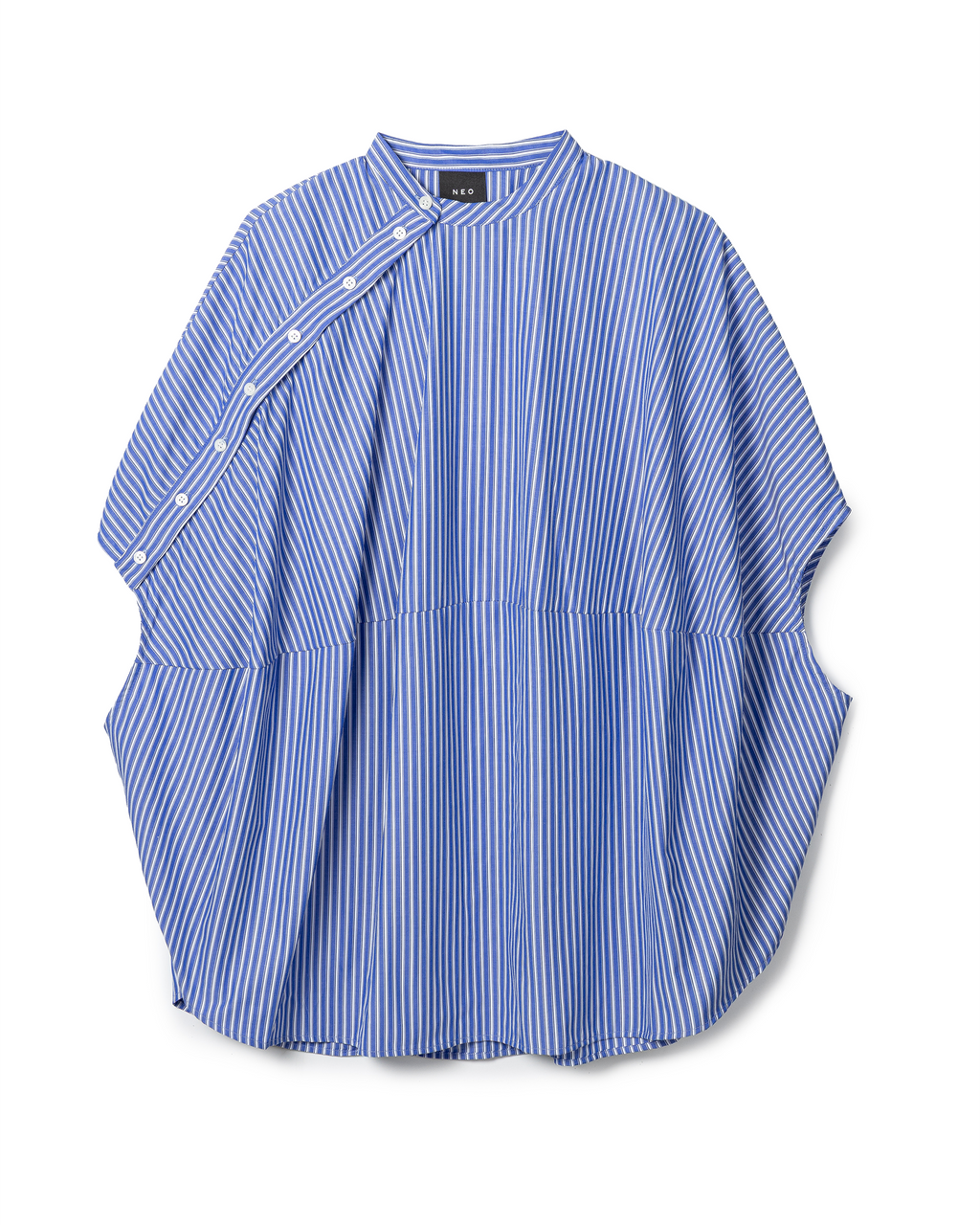 Modern Double-Layer Striped Ribbed Top