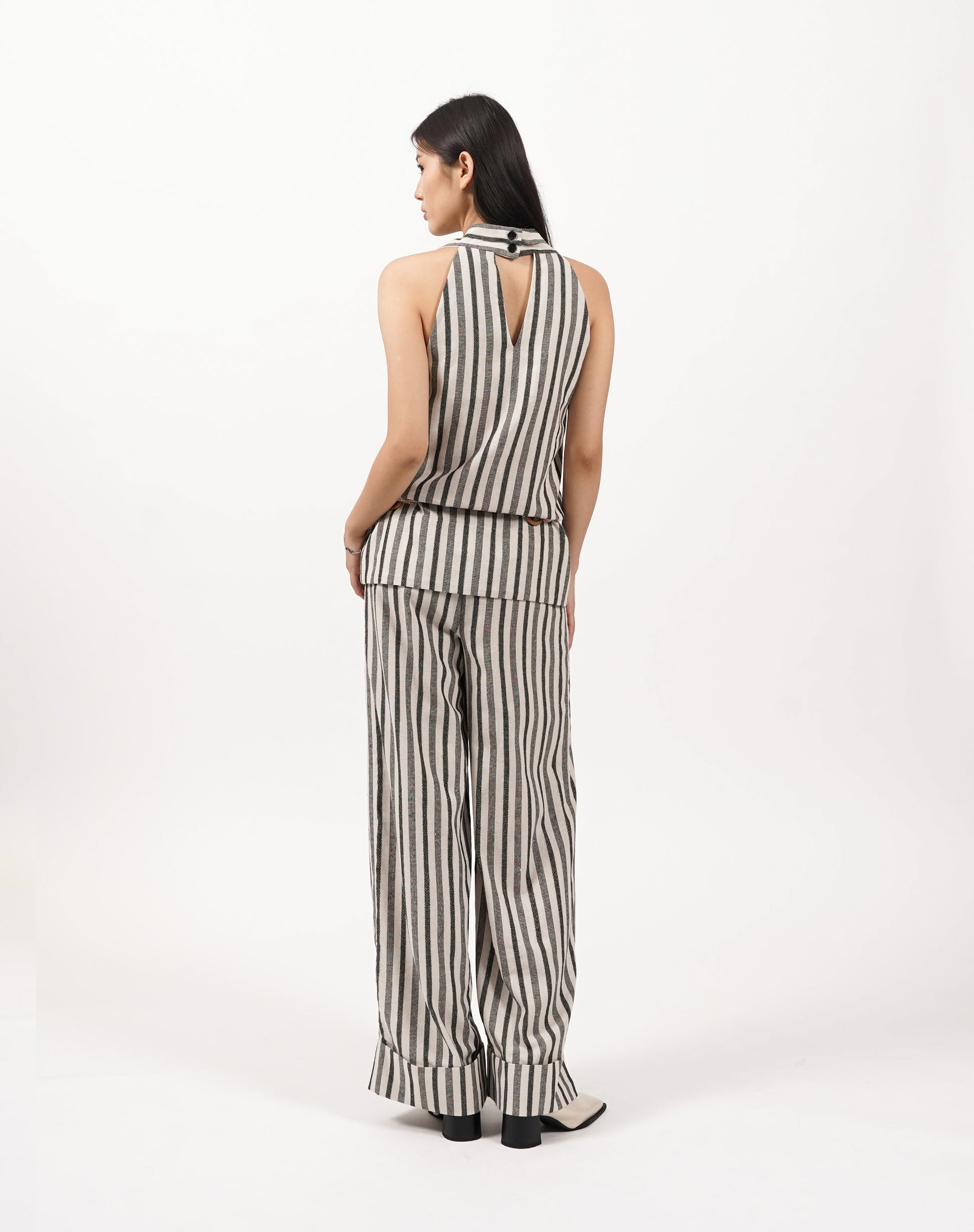Linear Halter Top