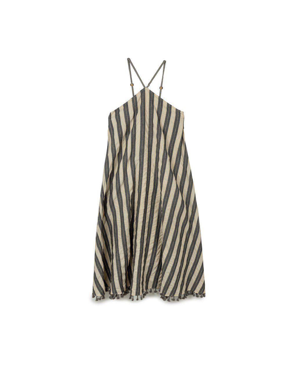 Striped Flare Camisole Dress