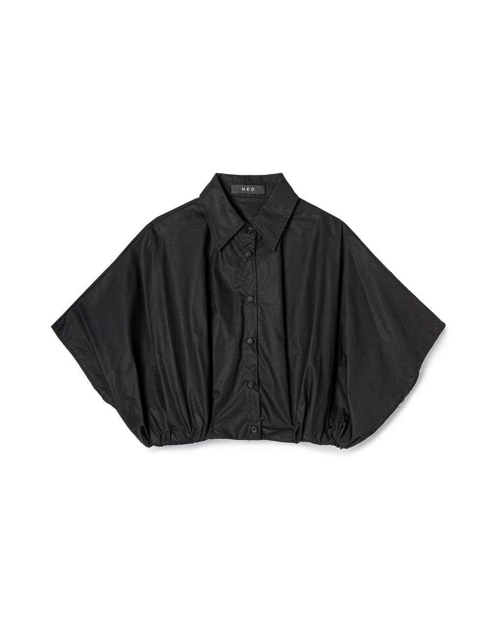 Cropped Elasticated Shirt