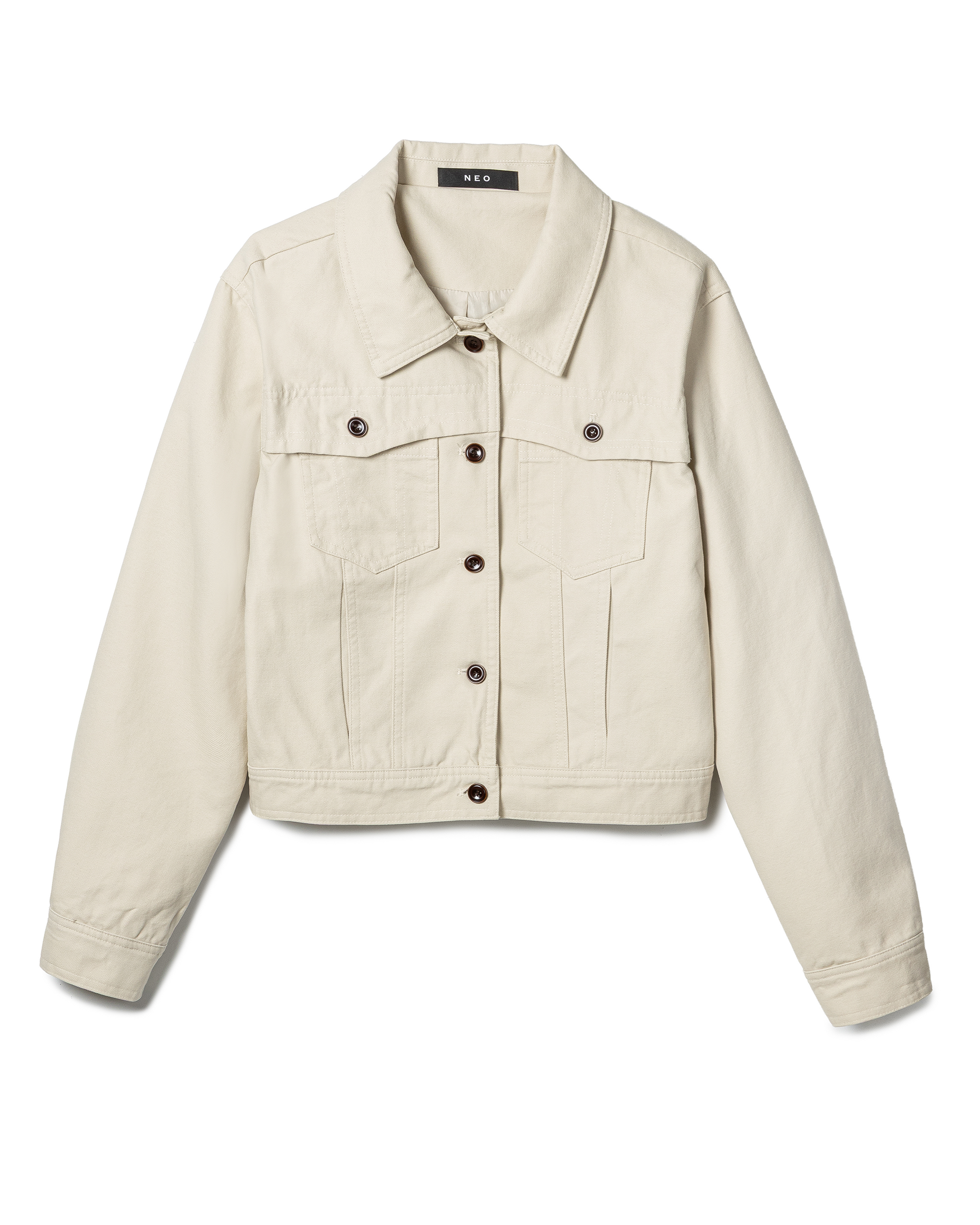 Refined Utility Cotton-Twill Jacket