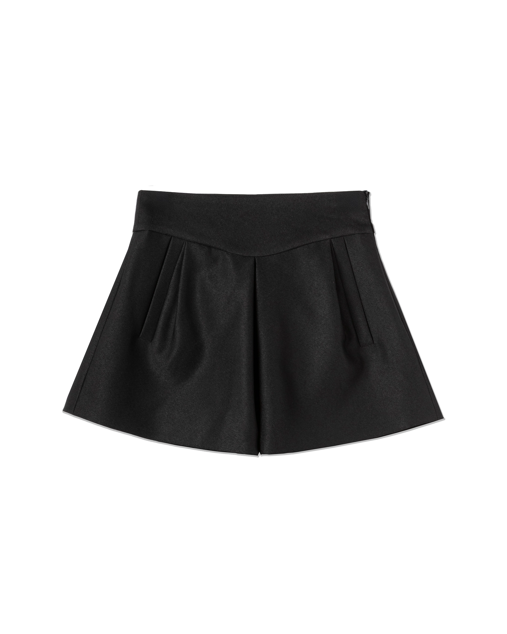High Waist Pleated Shorts