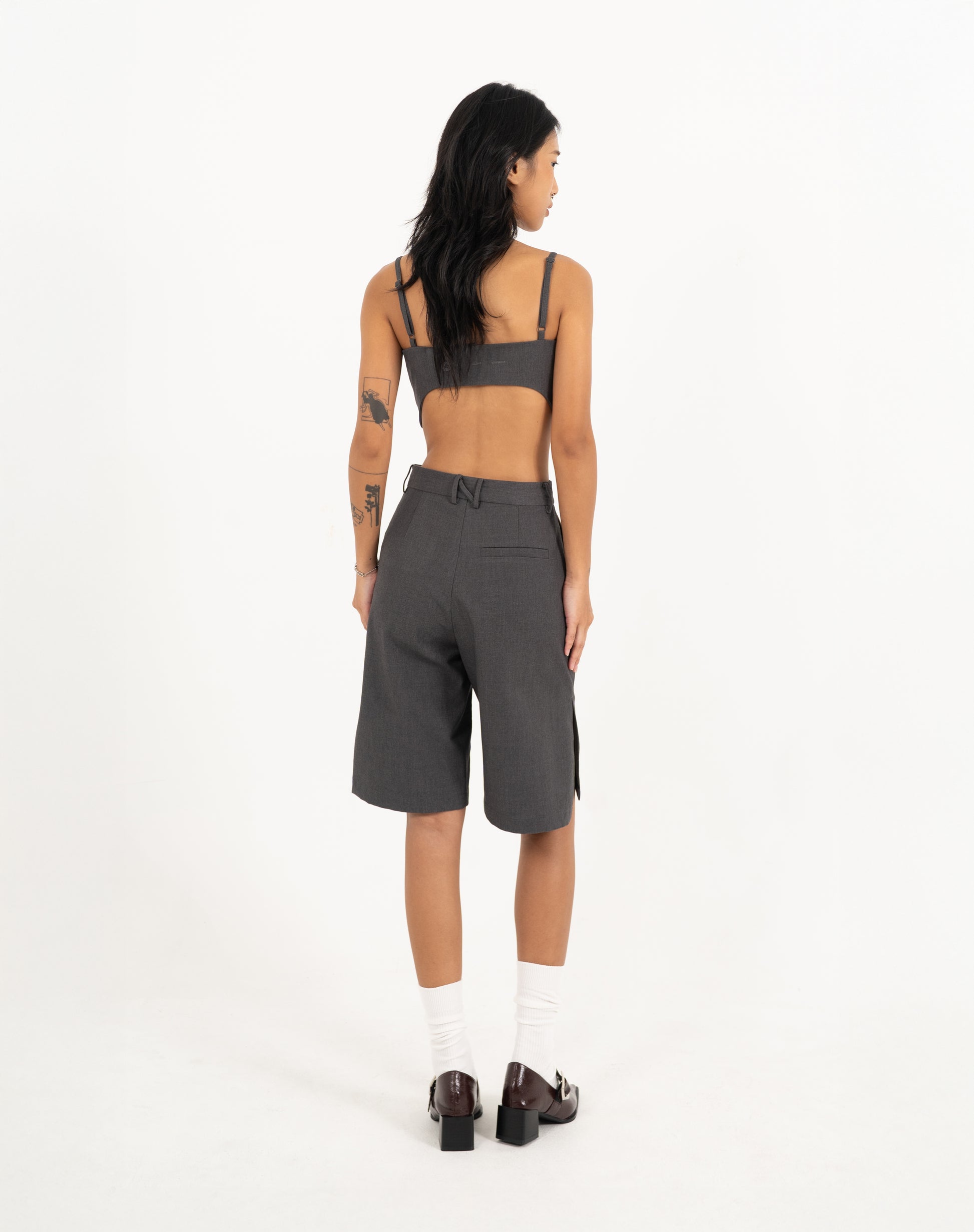 N E O CH.1 Suit Crop Tube Top