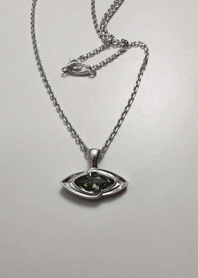 ORANDA THE HORIZON_ 1.65 LINK CHAIN /
4*8 MOSSY MARQUISE
