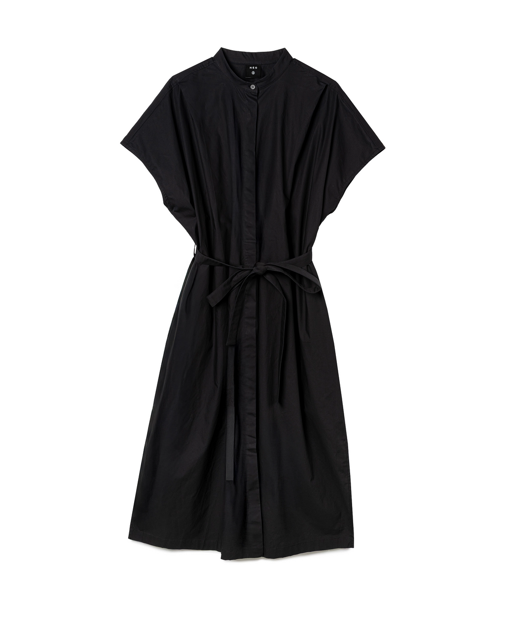 Column Sash Midi Dress