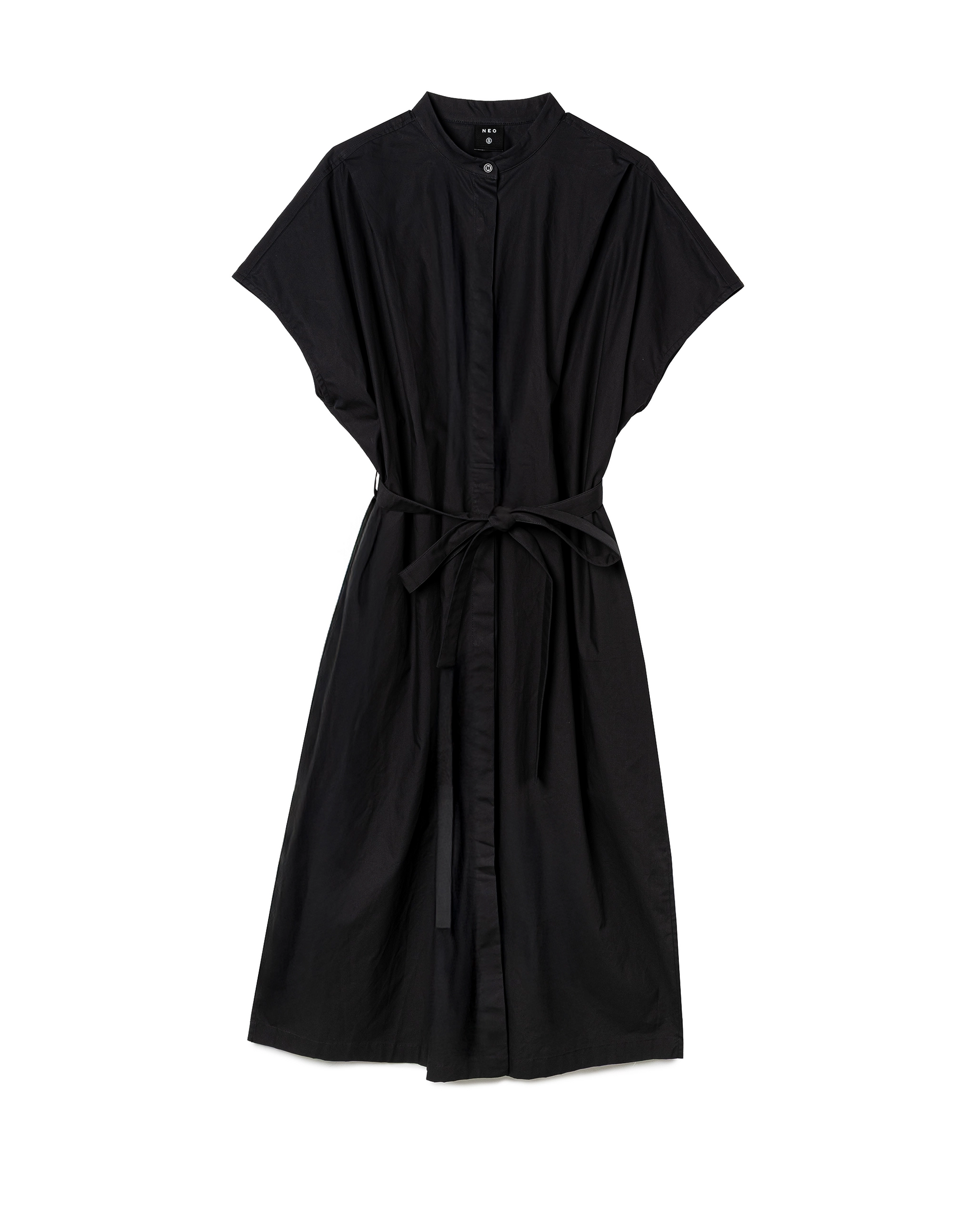 Column Sash Midi Dress