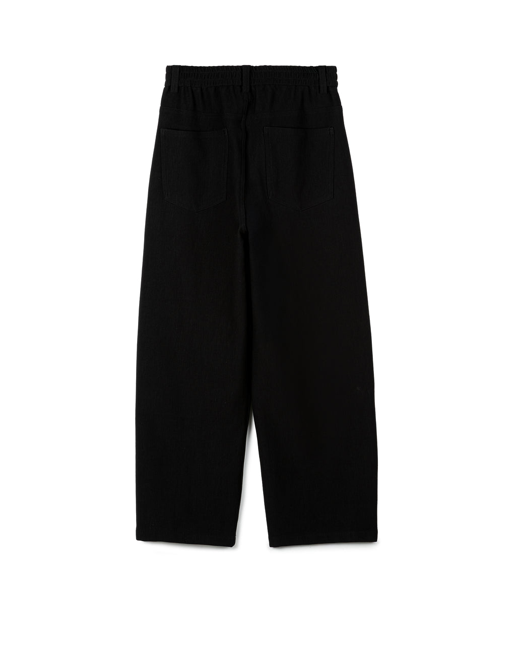Refined Black Straight-Leg Pants