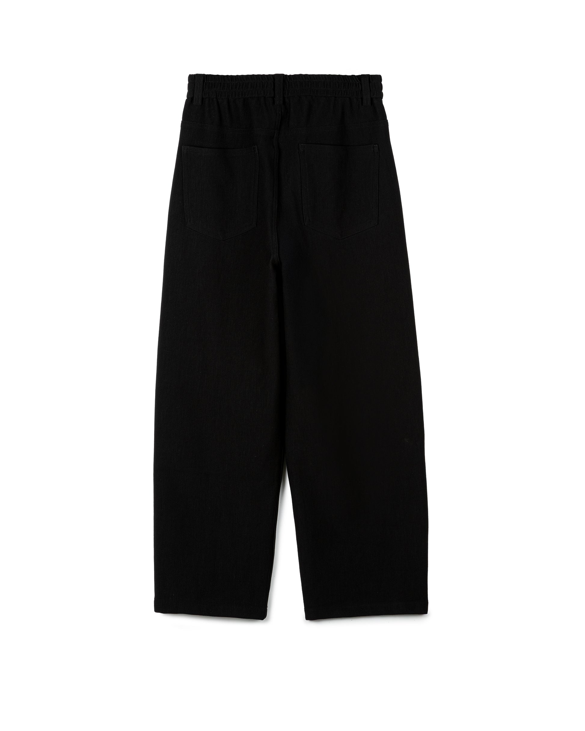 Refined Black Straight-Leg Pants