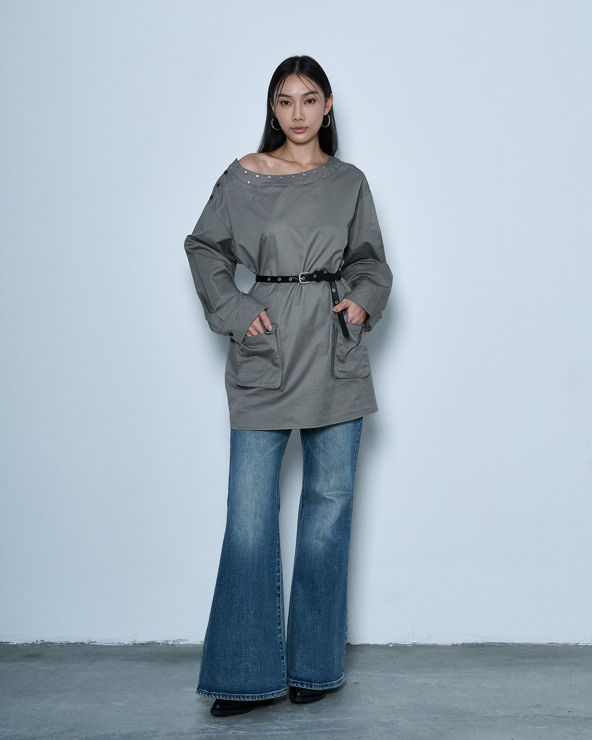 Stud Belt Top