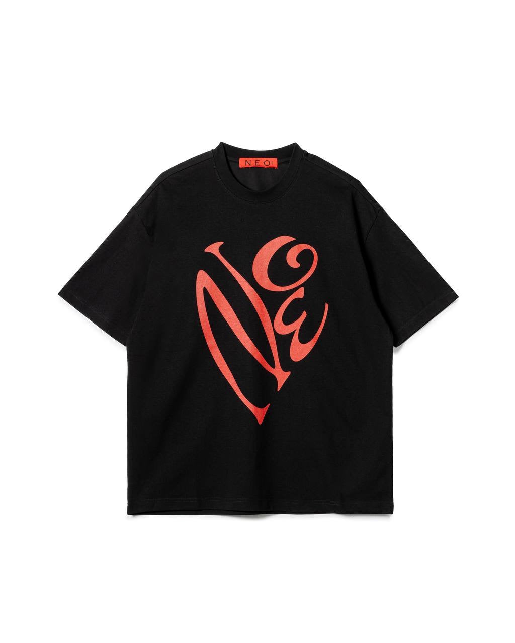 N E O Oversized Calligraphic Logo T-Shirt