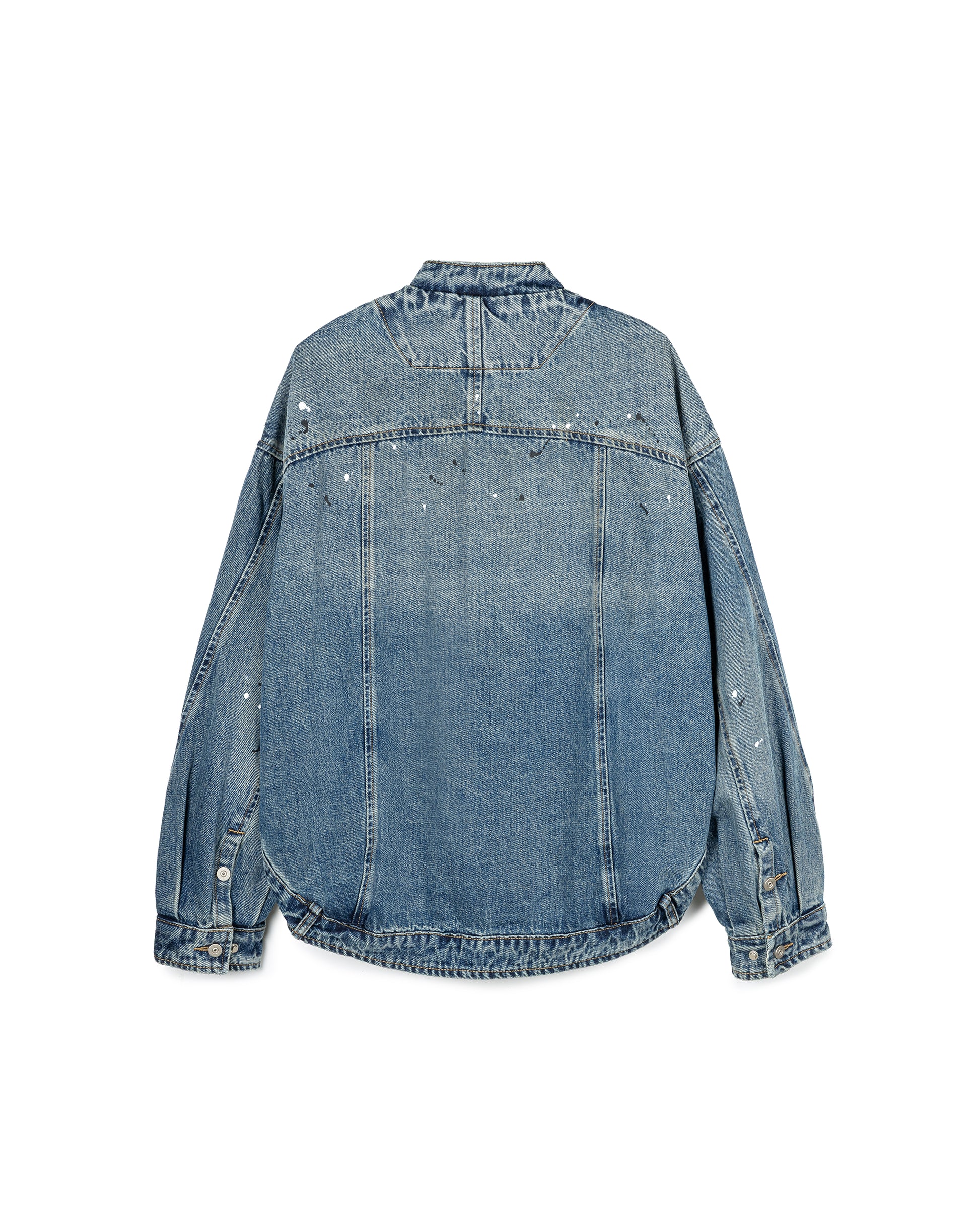 Relaxed Wash Bomber Jacket