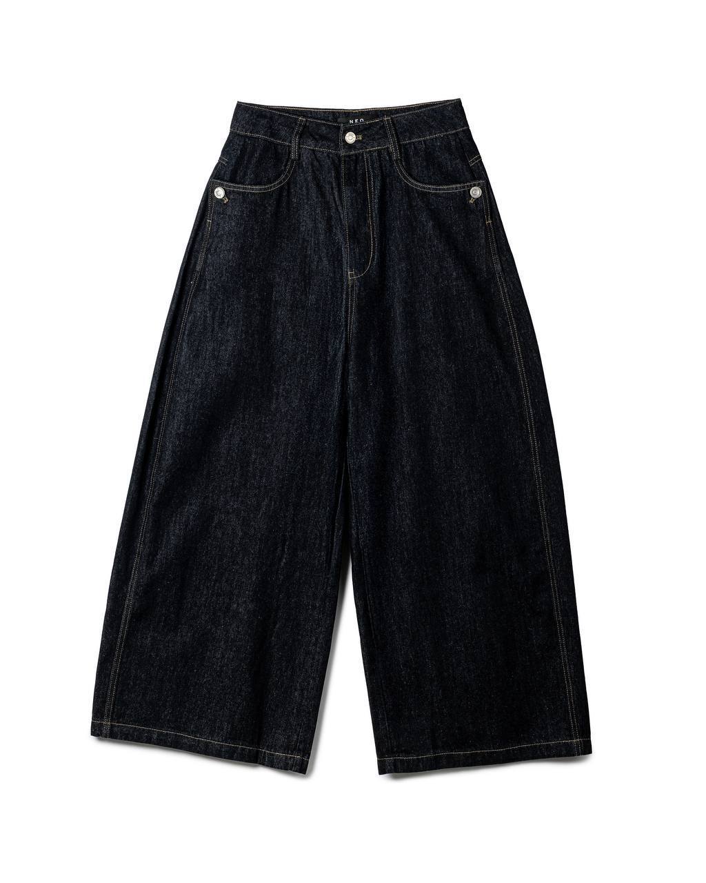 Wide Leg Denim Pants