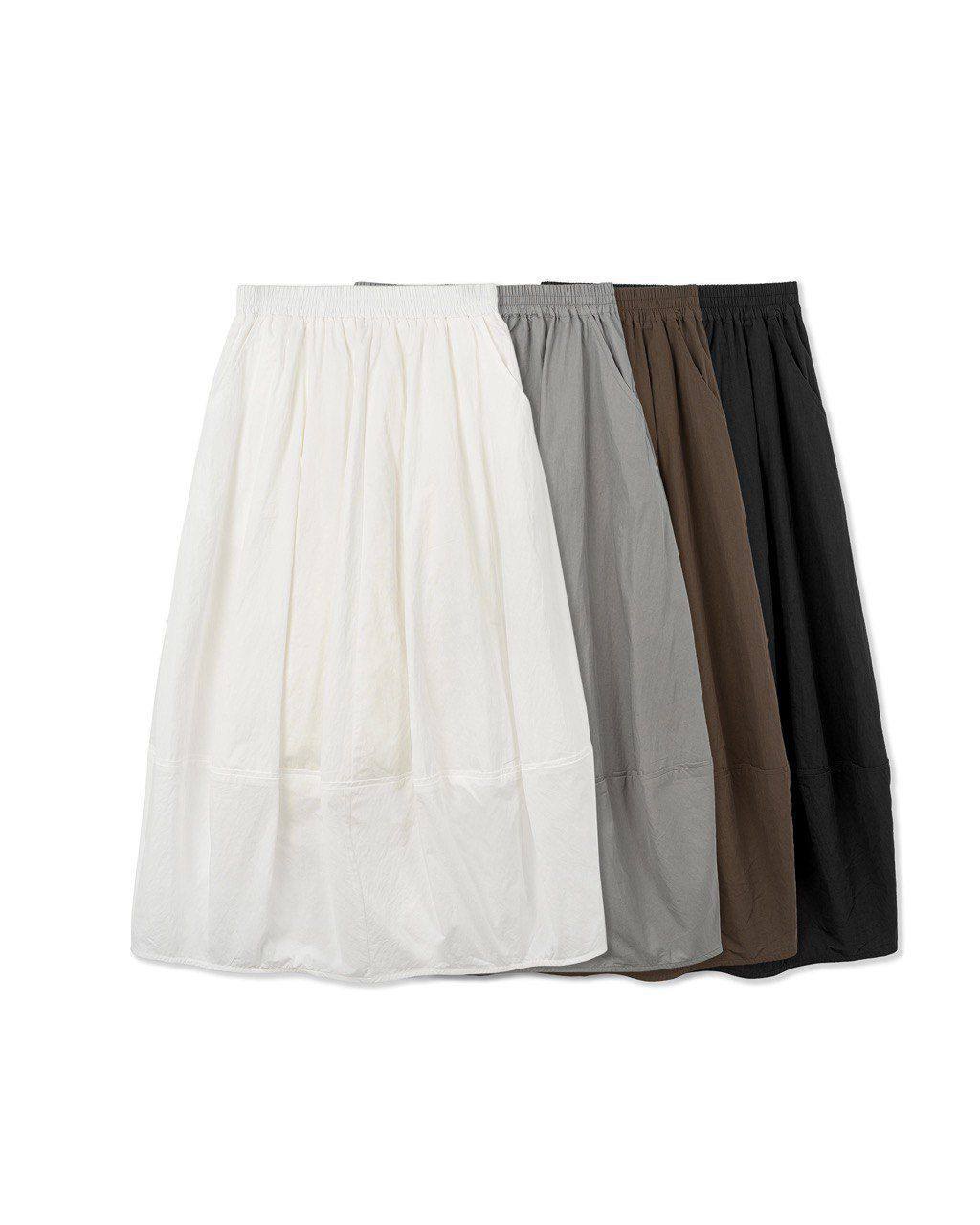 Soft Volume Midi Skirt