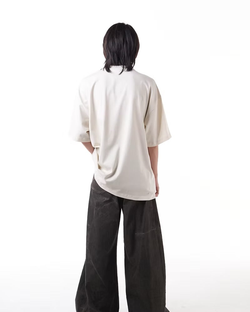 DOUBLE BACK Infinity Snake T-Shirt Oversized