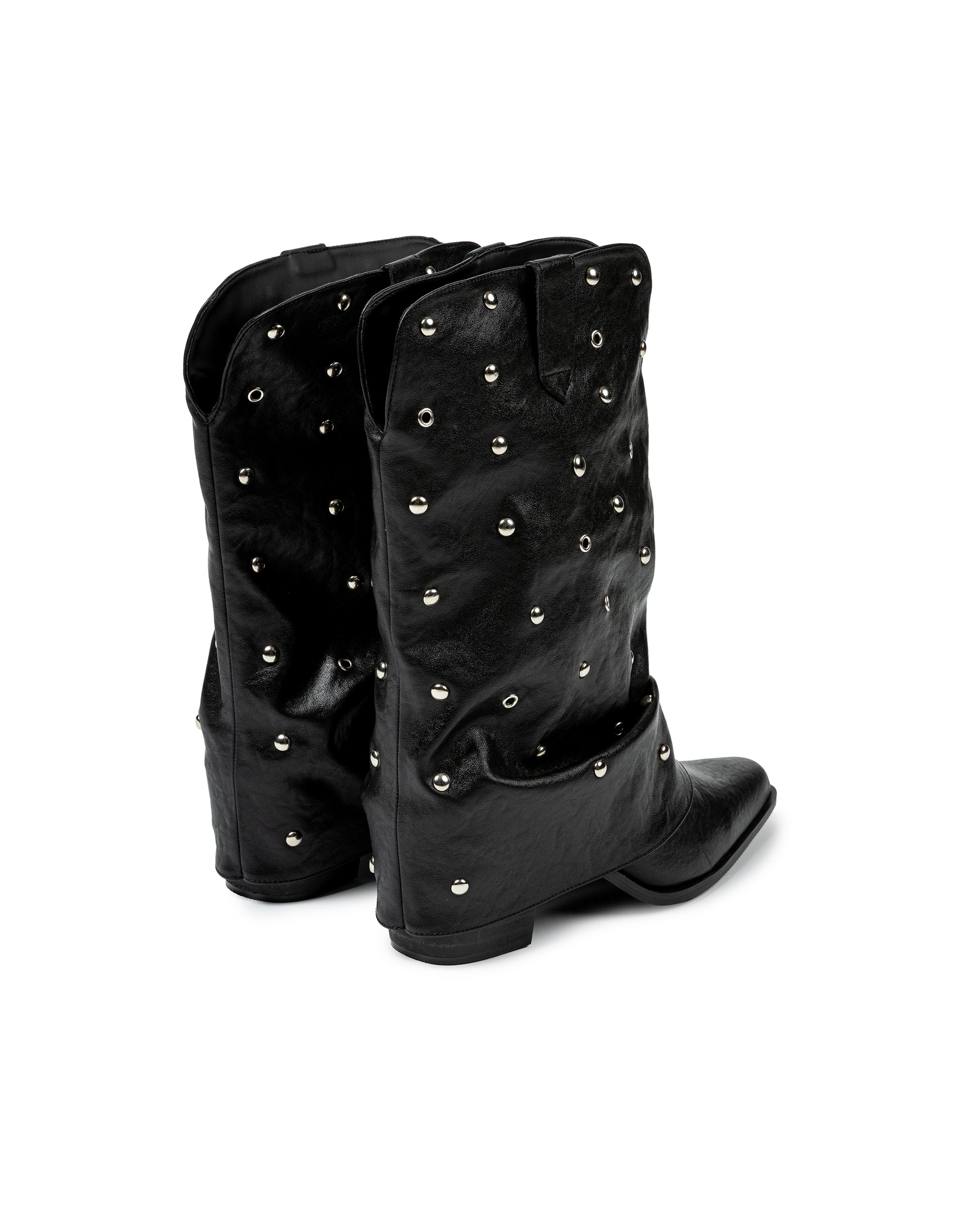 Distressed Eyelet Boots