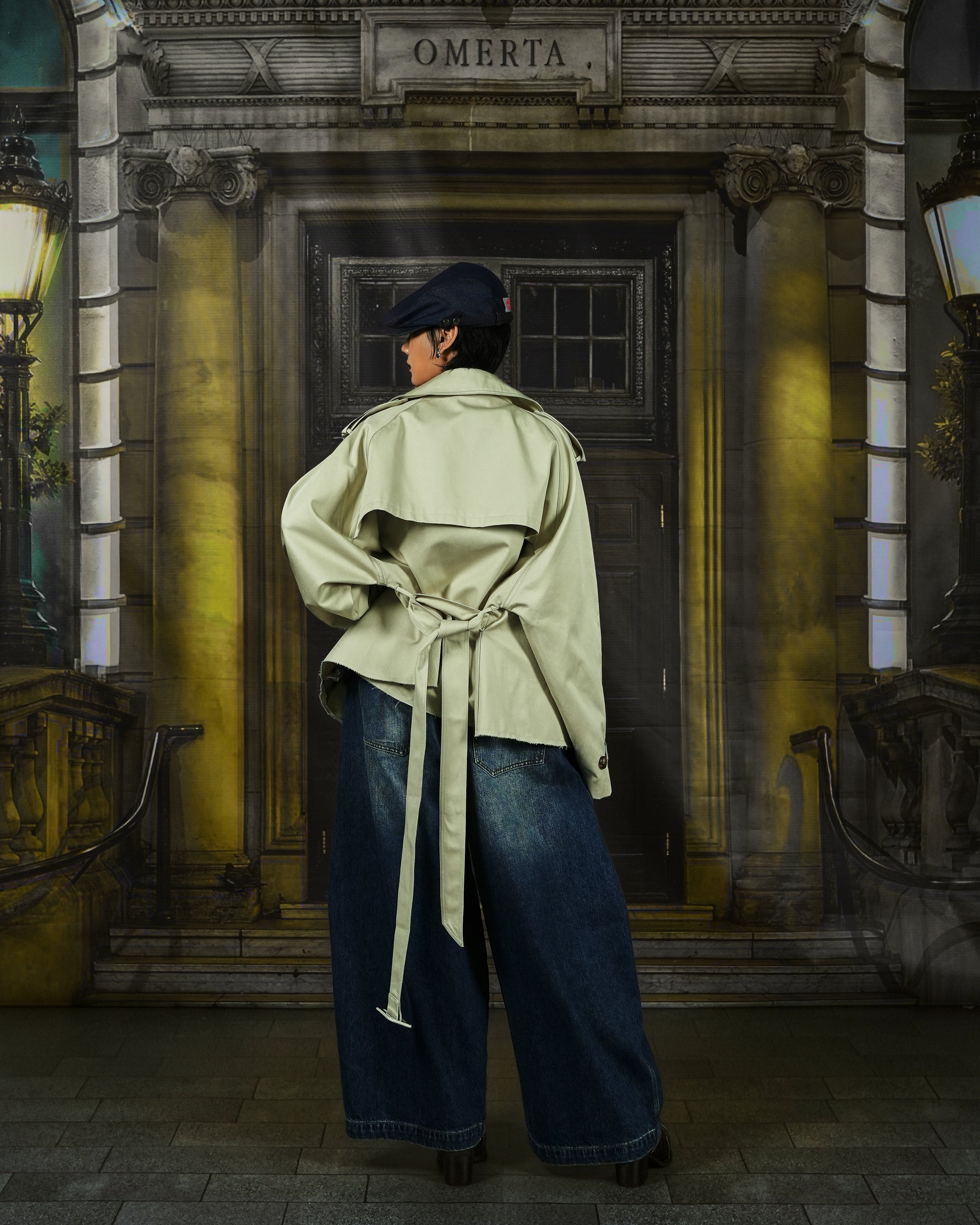 Gabardine Trench Coat