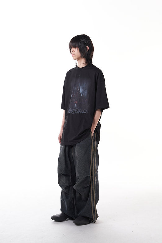 DOUBLEBACK Dissny Castle T-Shirt Oversized