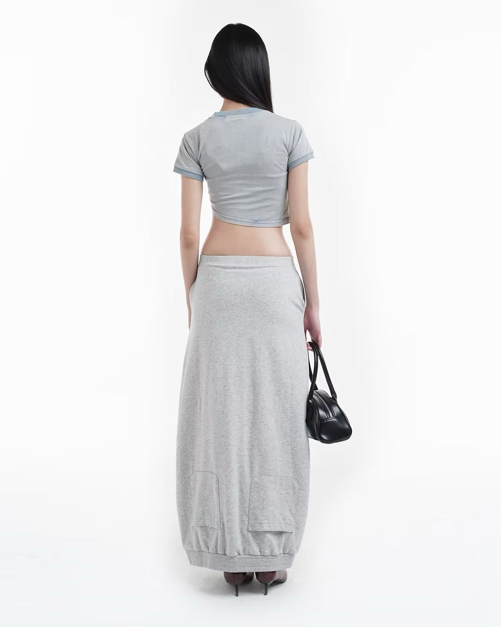 DOUBLE BACK ESSENTIAL SERIES | DBB Pin Up Crop Top