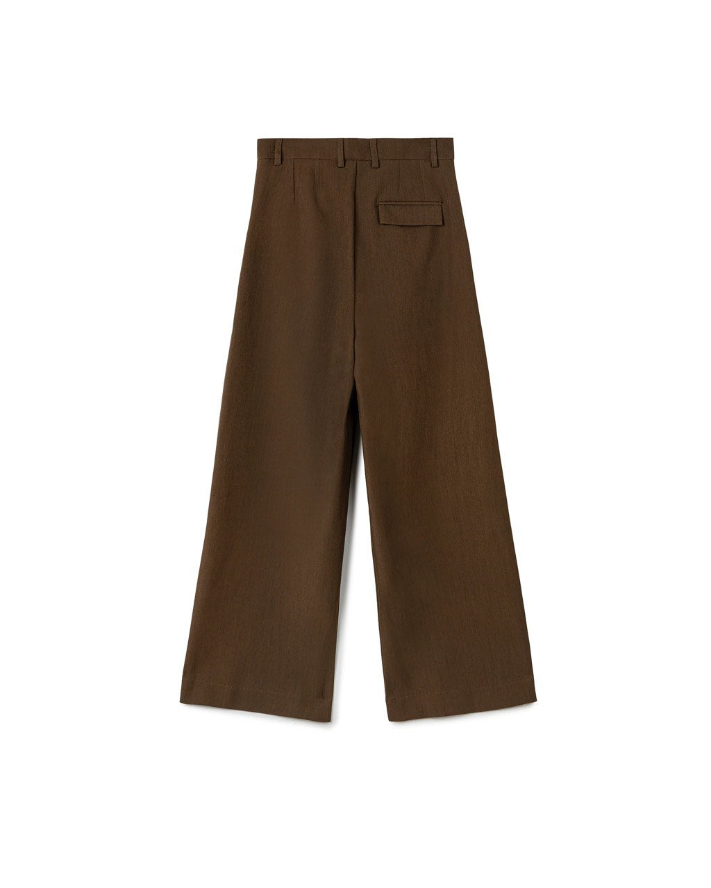 Pleated Straight Trousers