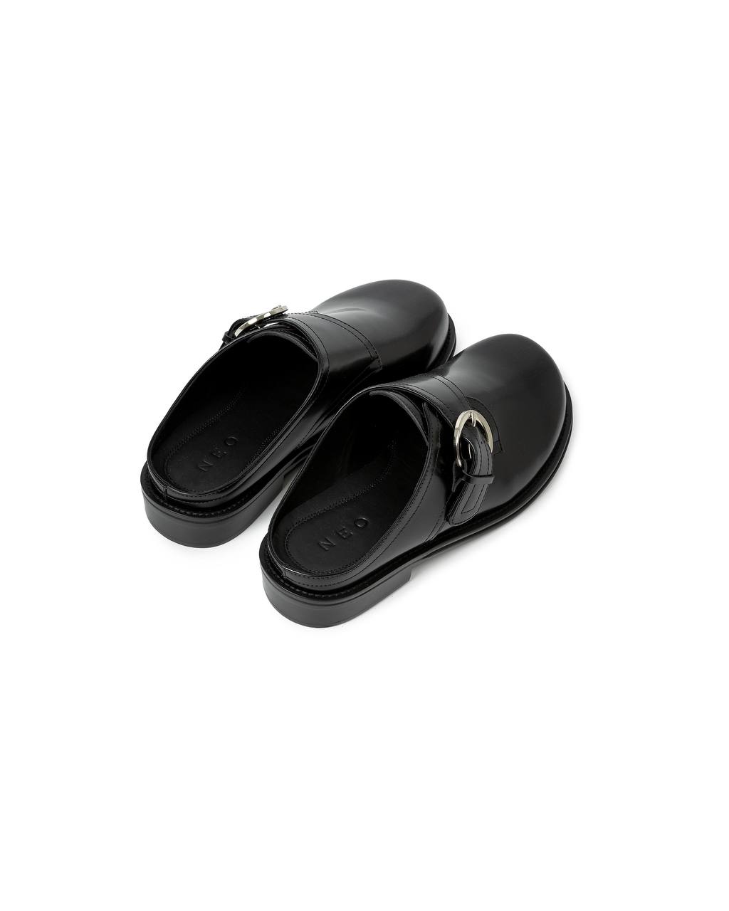 Round Toe Buckle Loafers