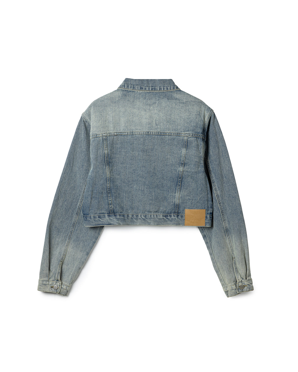 Washed Denim Suit Set