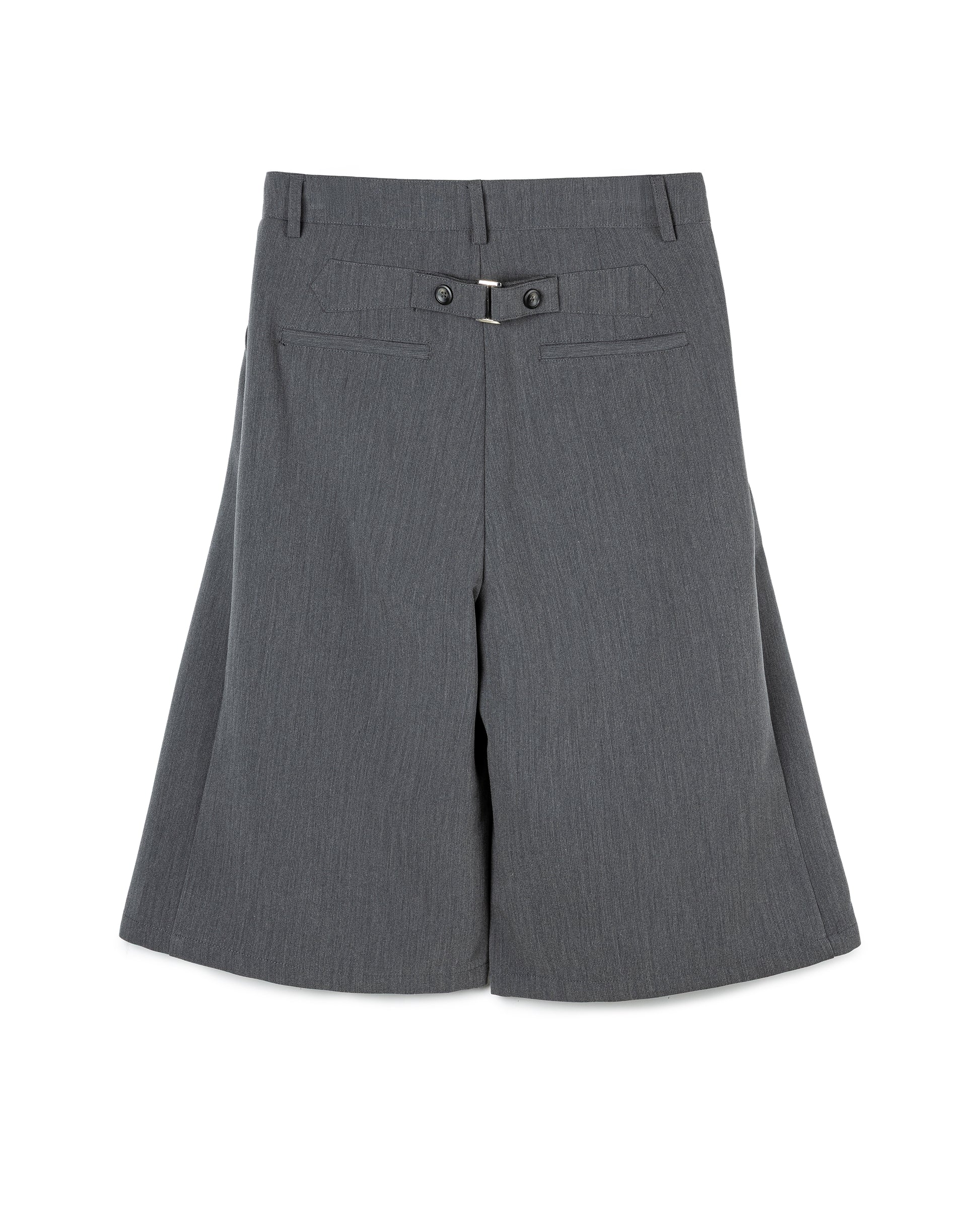Structured Cinch-Back Culottes