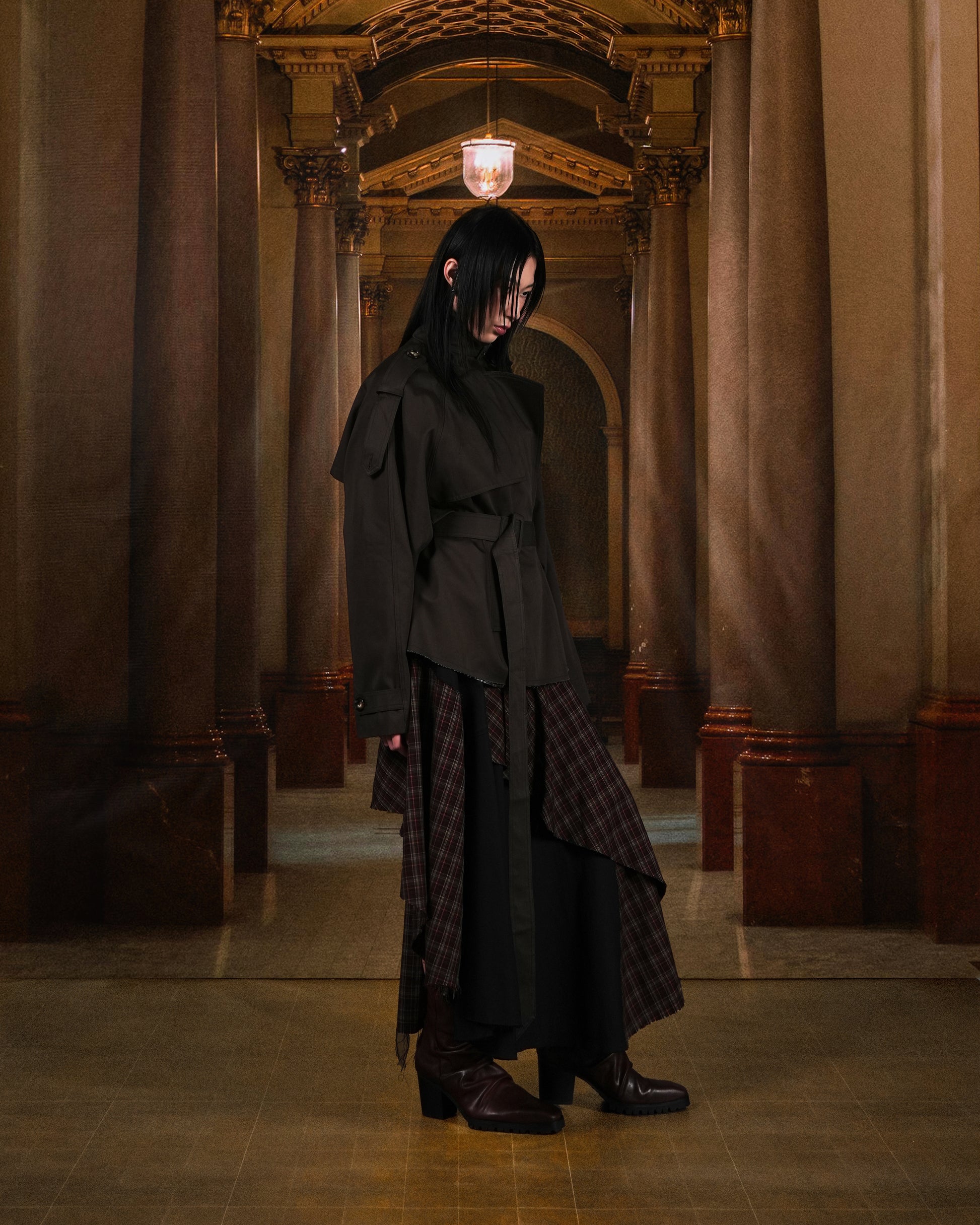 Gabardine Trench Coat