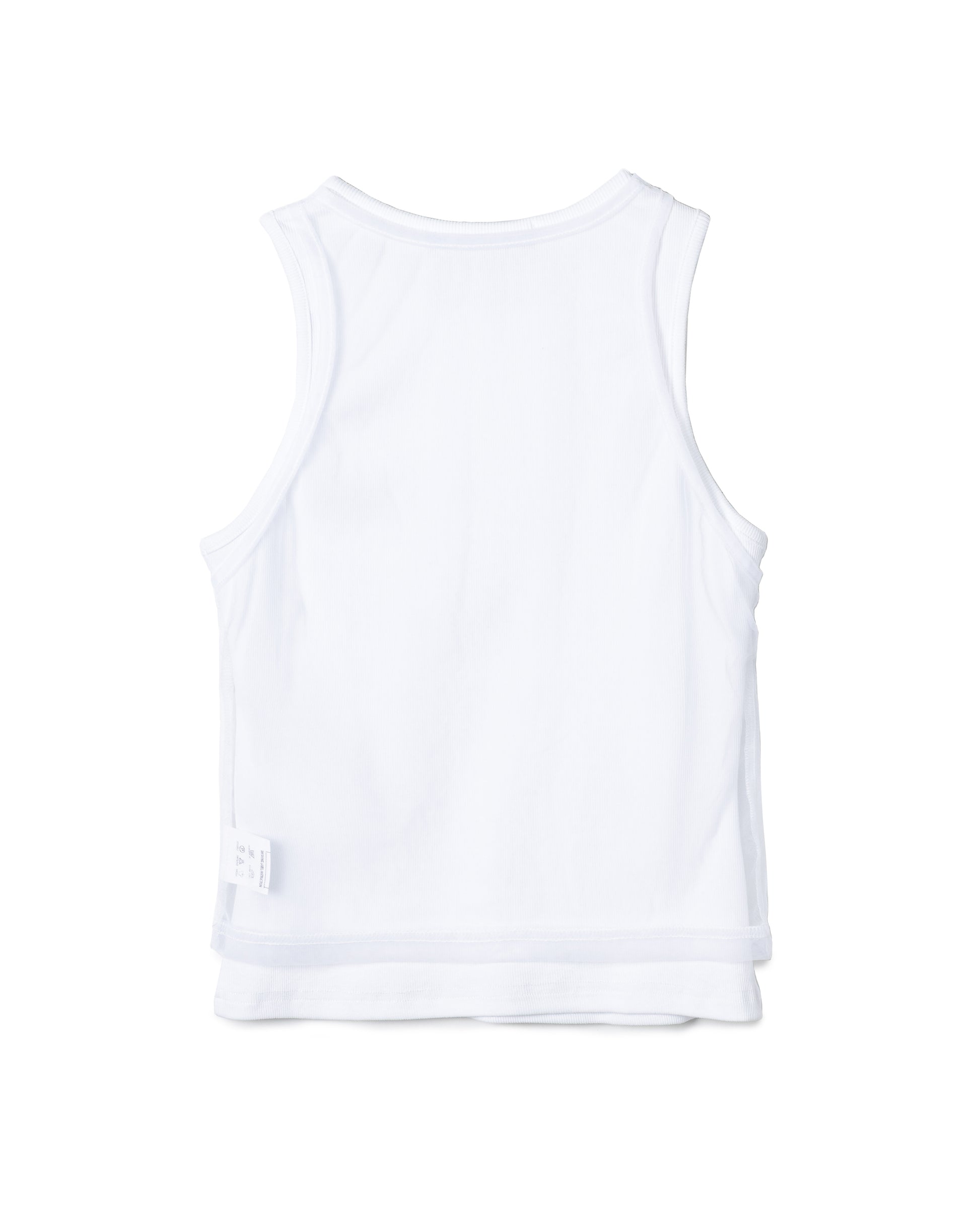 Layered Mesh-Detail Tank Top