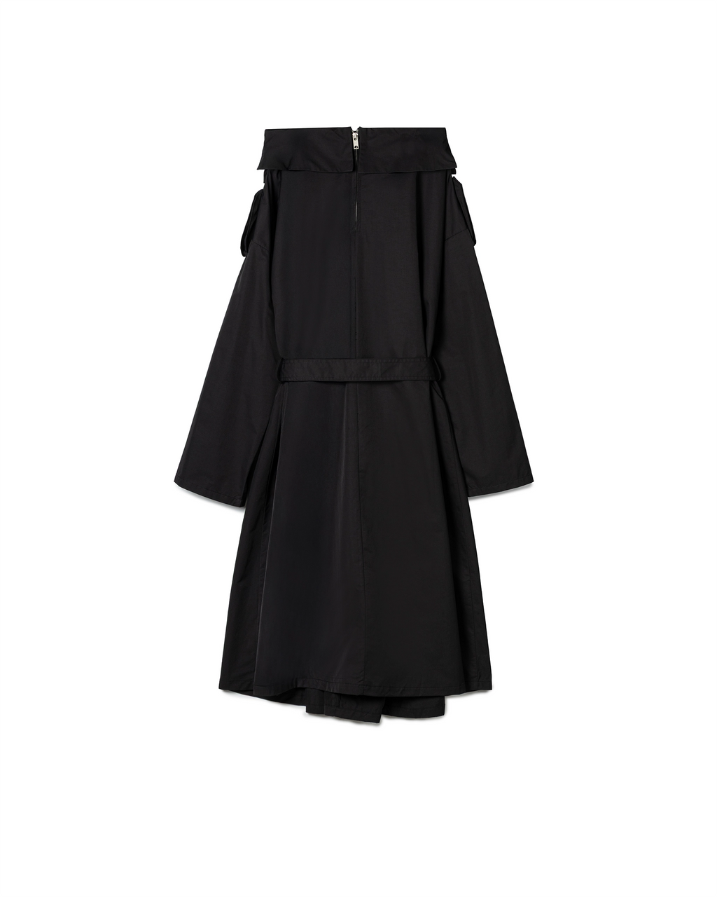 Off-Shoulder Trench Coat